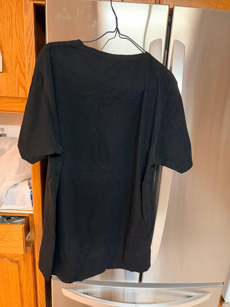 Black Colourful Mask Graphic T-Shirt – XL - photo 2
