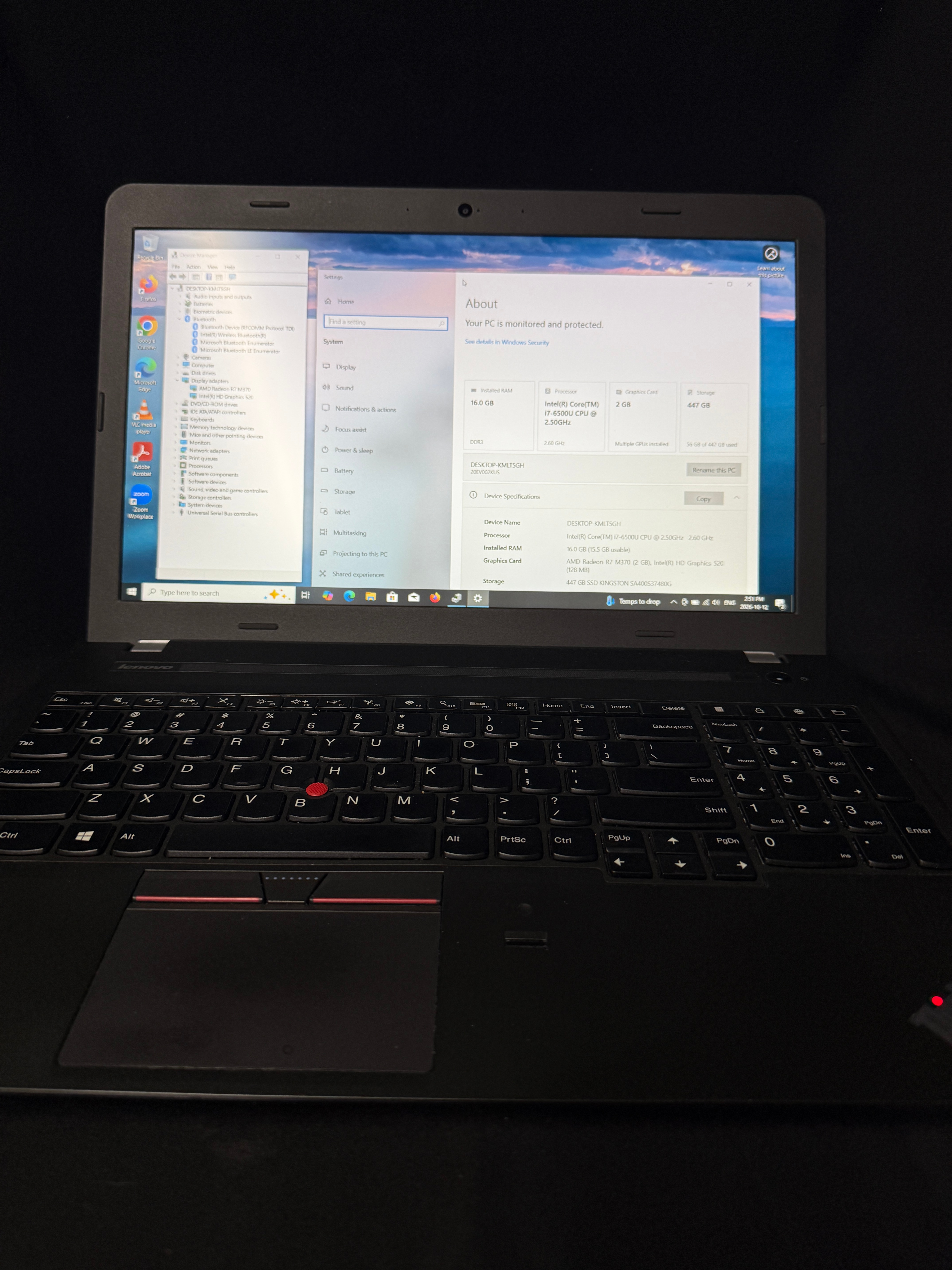 $50!!! WHAT?  Refurbished As Is - Lenovo Laptop E560