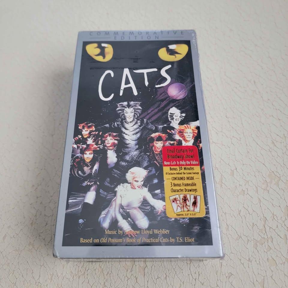 CATS – Commemorative Edition VHS 2-Tape Box Set – Sealed