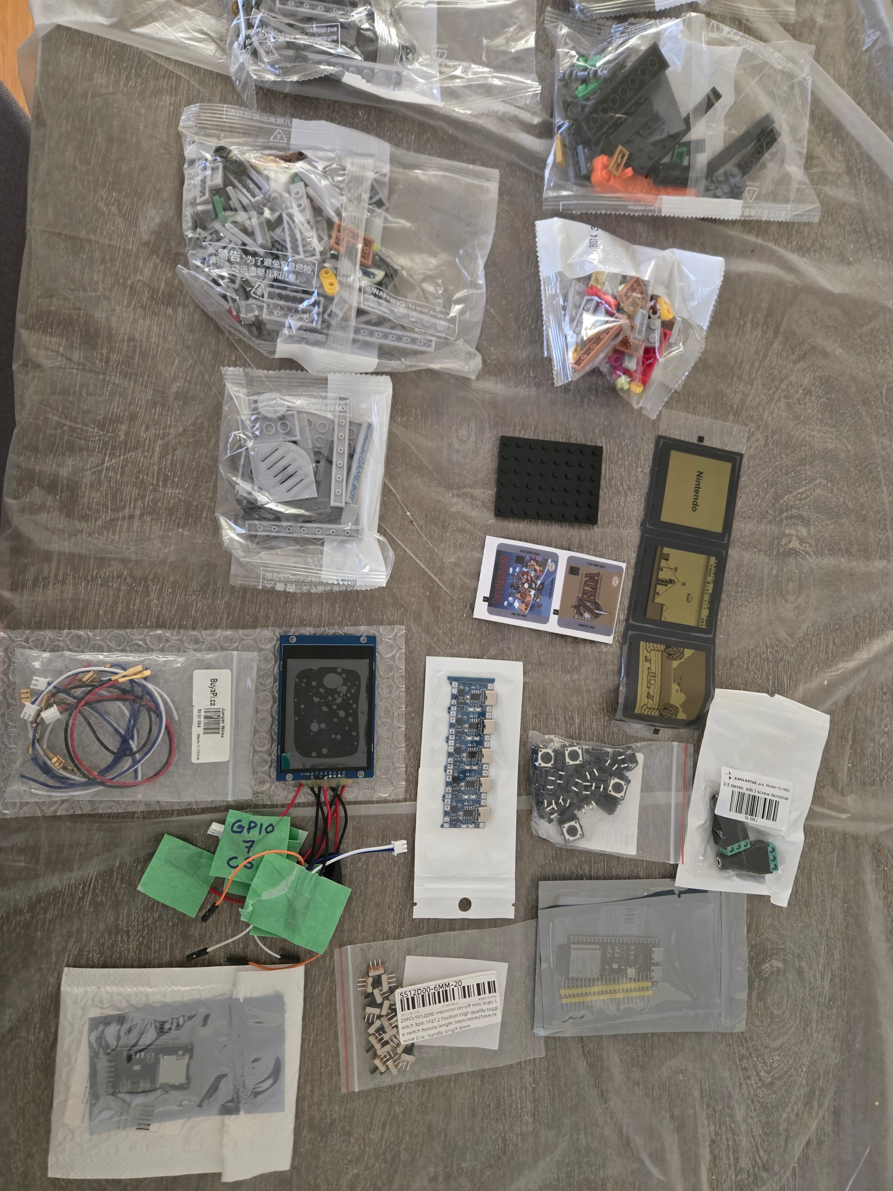 DIY LEGO Game Boy Conversion Kit – Components & Sealed Brick Set - photo 4