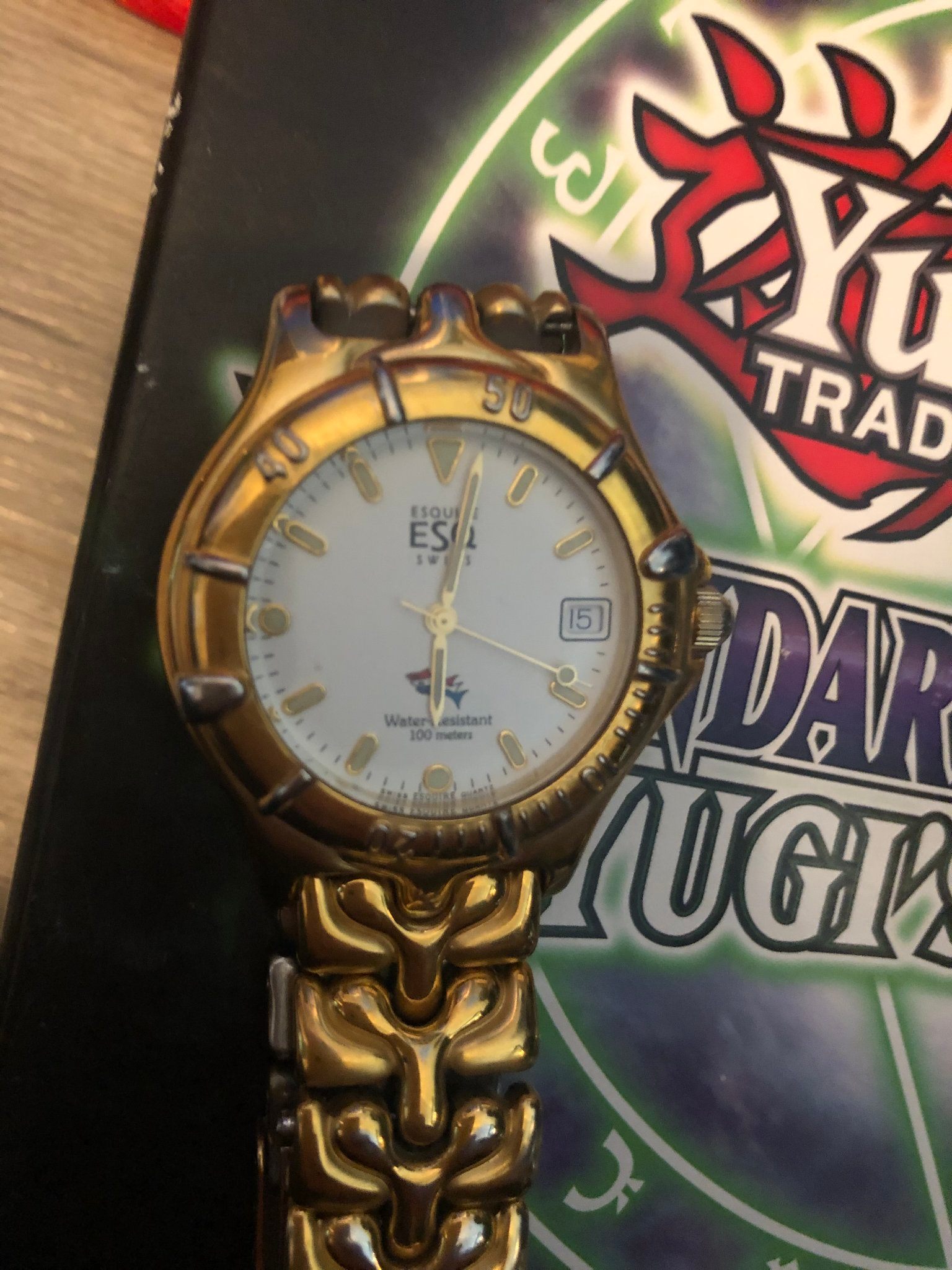 Esquire ESQ Swiss Quartz Watch - Gold Tone