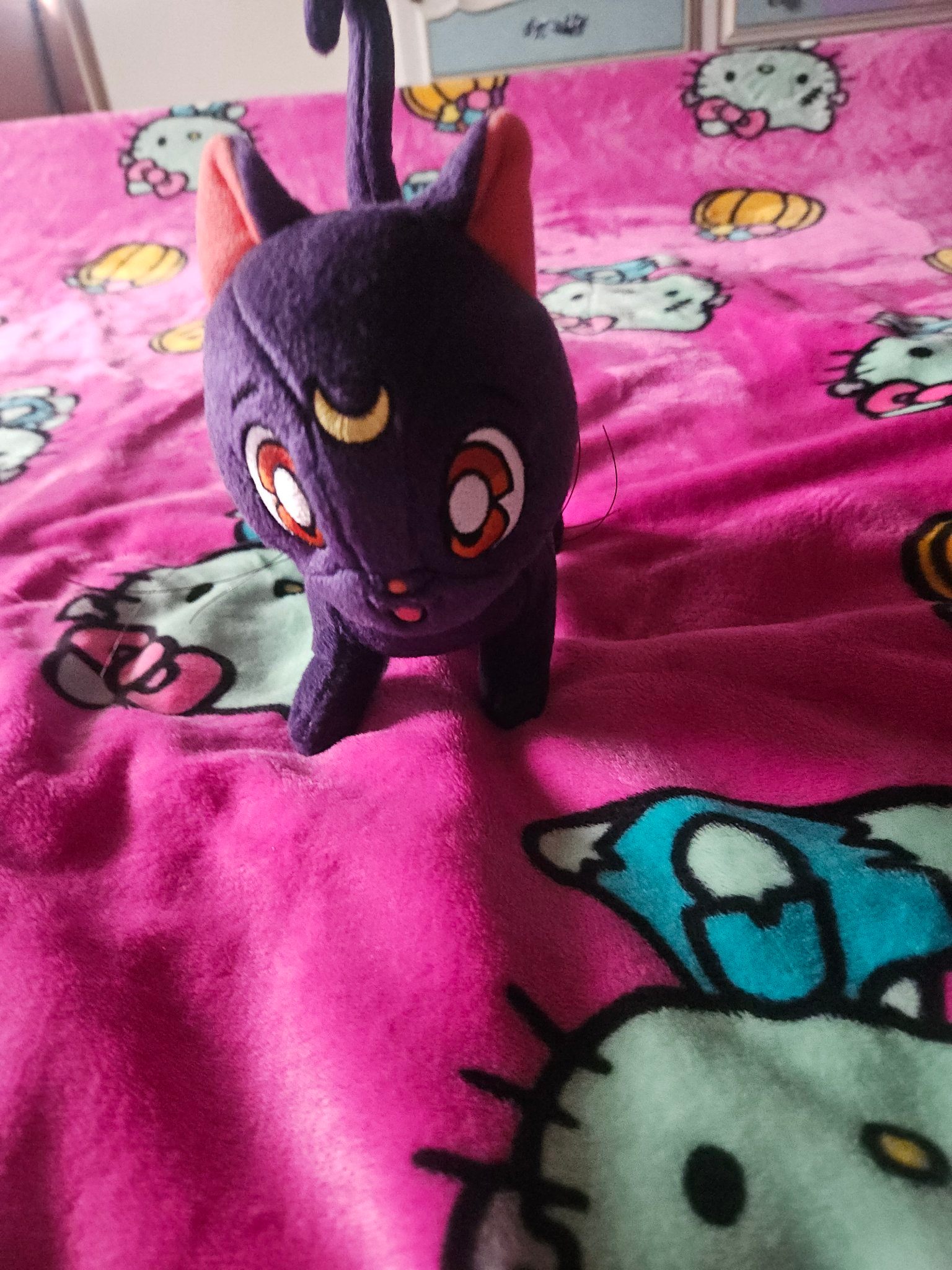 Luna Plush from Sailor Moon - Purple Cat