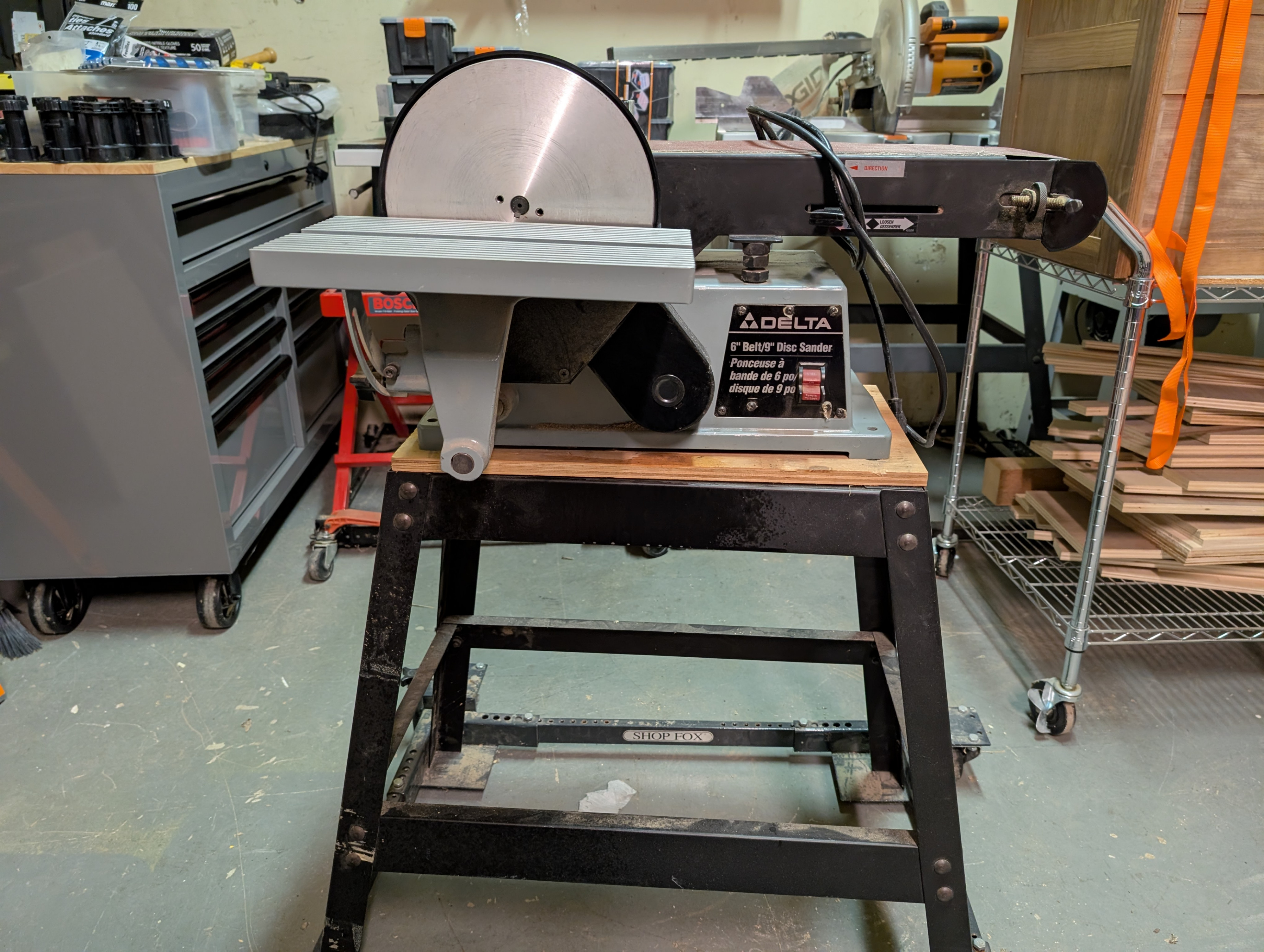 Delta 9" disc/ 6"x48" Belt Sander