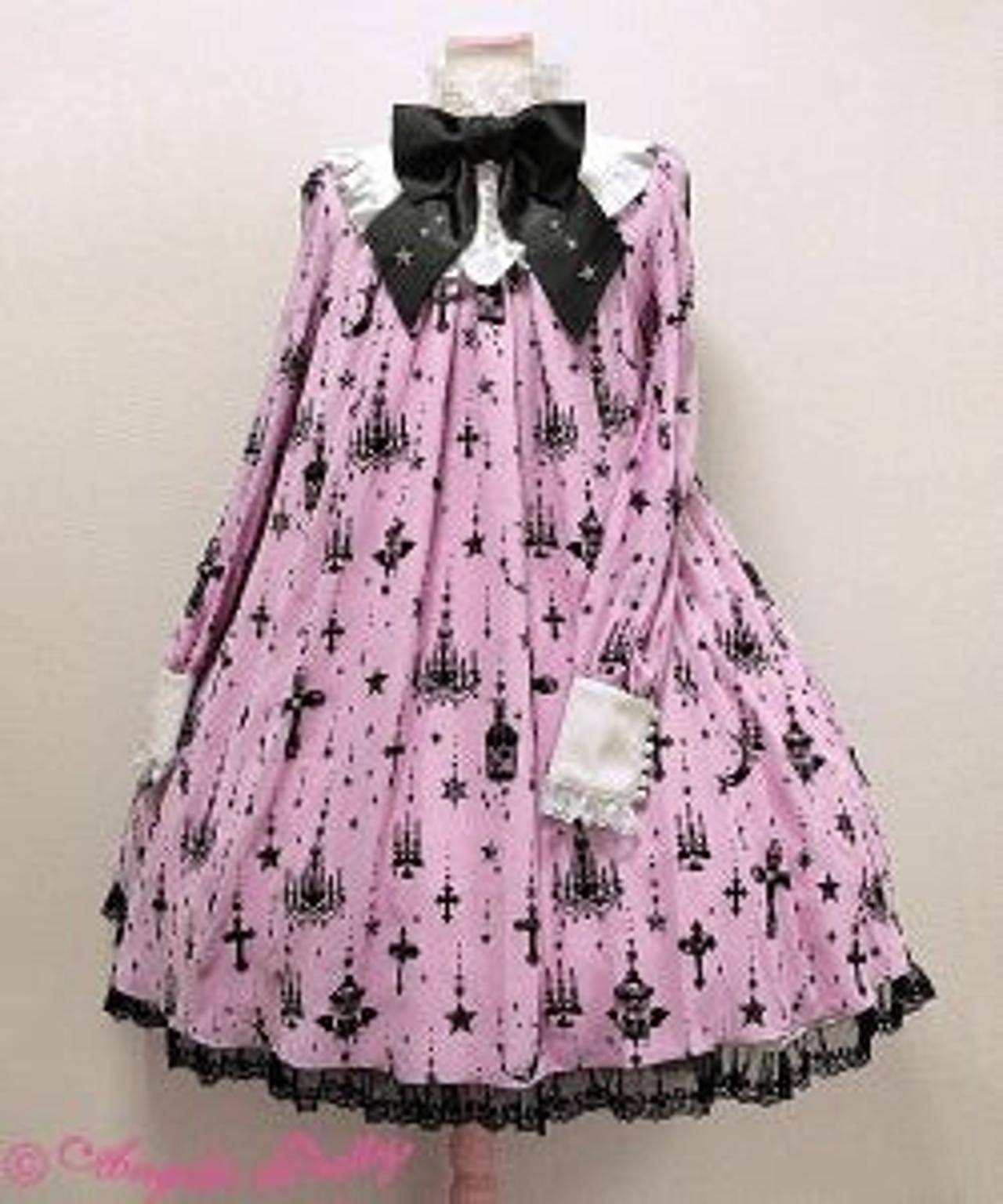 Angelic Pretty Holy Lantern OP Pink Dress - Size S