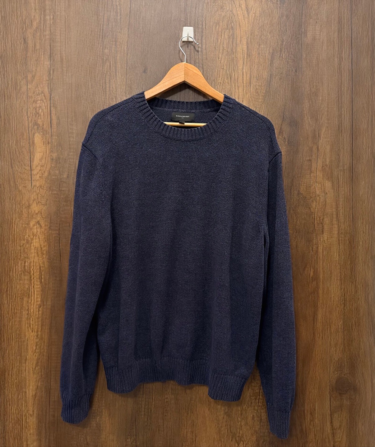 Banana Republic Navy Crewneck Sweater, Size XL - photo 2