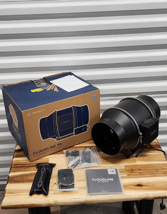 AC Infinity Cloudline S6 Inline Fan