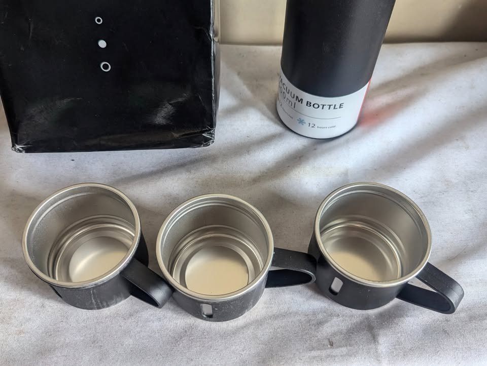 Vacuum bottle, 500Ml Hot And Cold Double SS Wall, Two Cups - photo 5