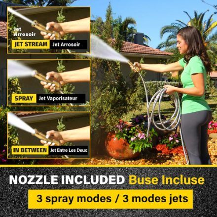 Bionic Steel Heavy Duty Steel Garden Hose 50ft - photo 2