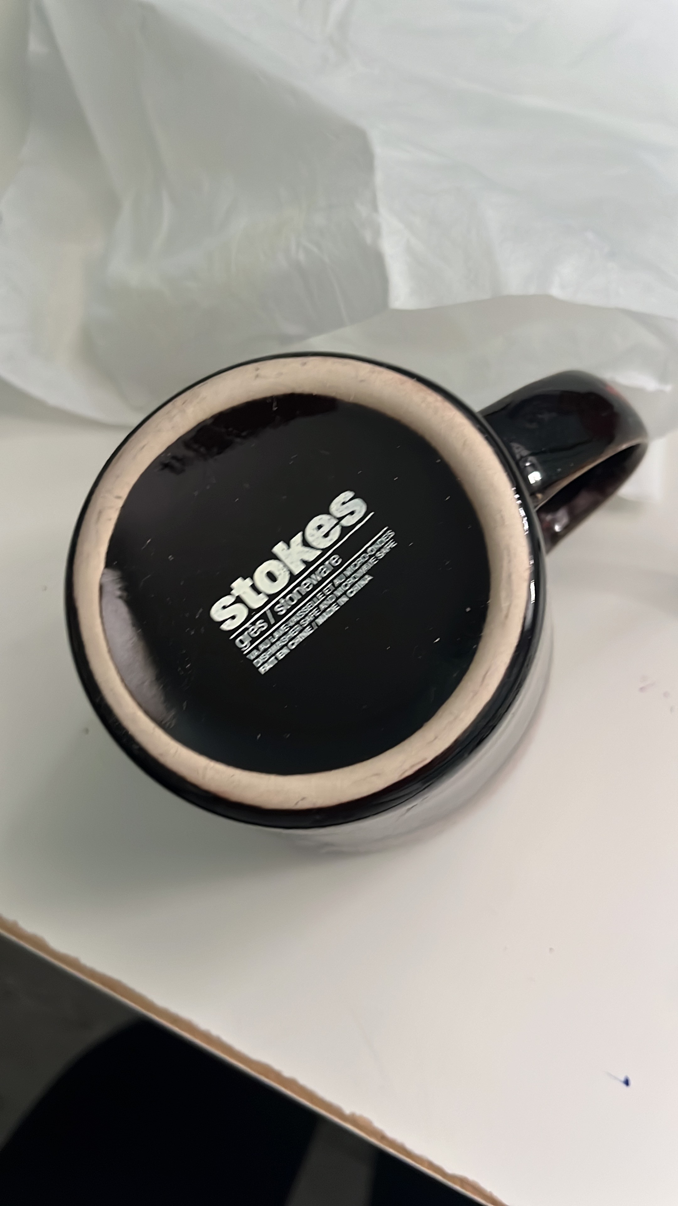 4 Stokes Ceramic Mugs with Metal Stand - photo 2