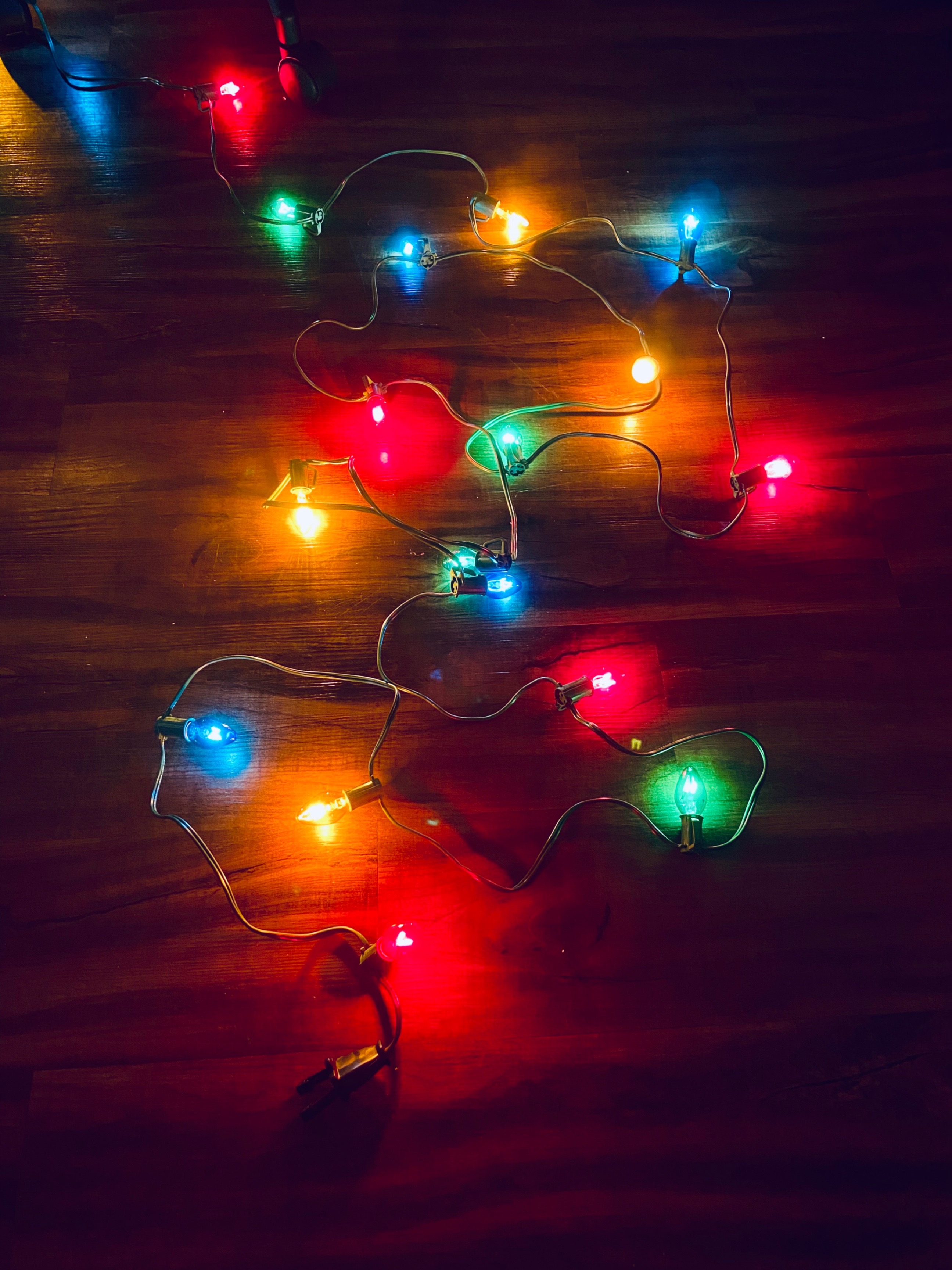 🎄Vintage Christmas Sting of C7 Lights