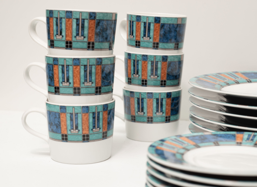 Pfaltzgraff Cityscape Dinnerware 30p Set Frank Lloyd Wright - photo 3