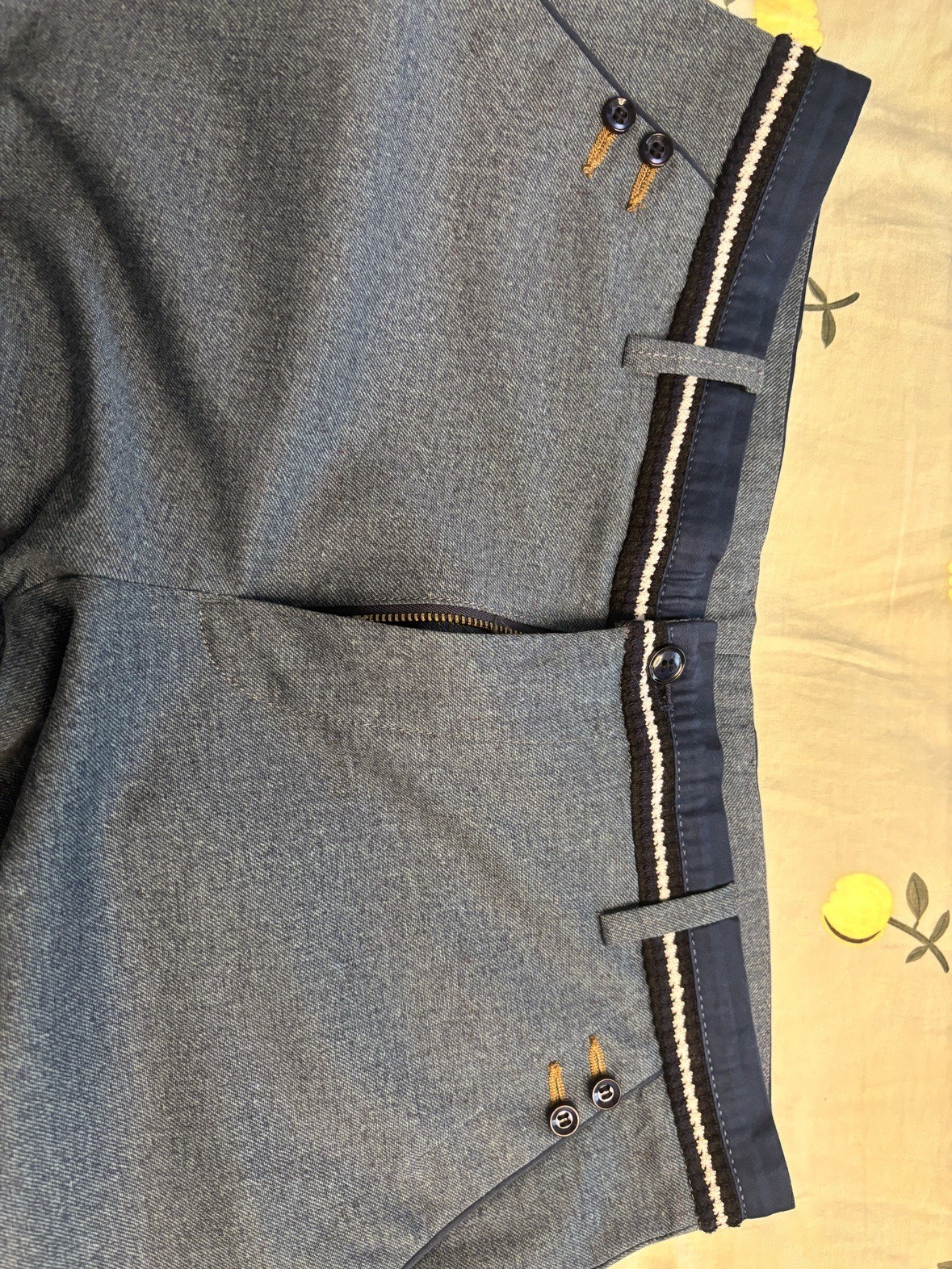 Men's grey dress pants — size L, new - photo 3