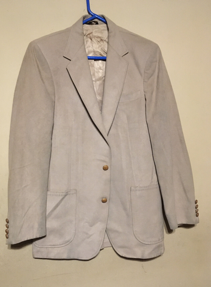 GALLERY BY HAGGAR MEN’S JACKET BEIGE 40L