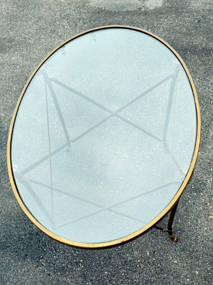 Brass and Gold tone and Glass Coffee Table - photo 5