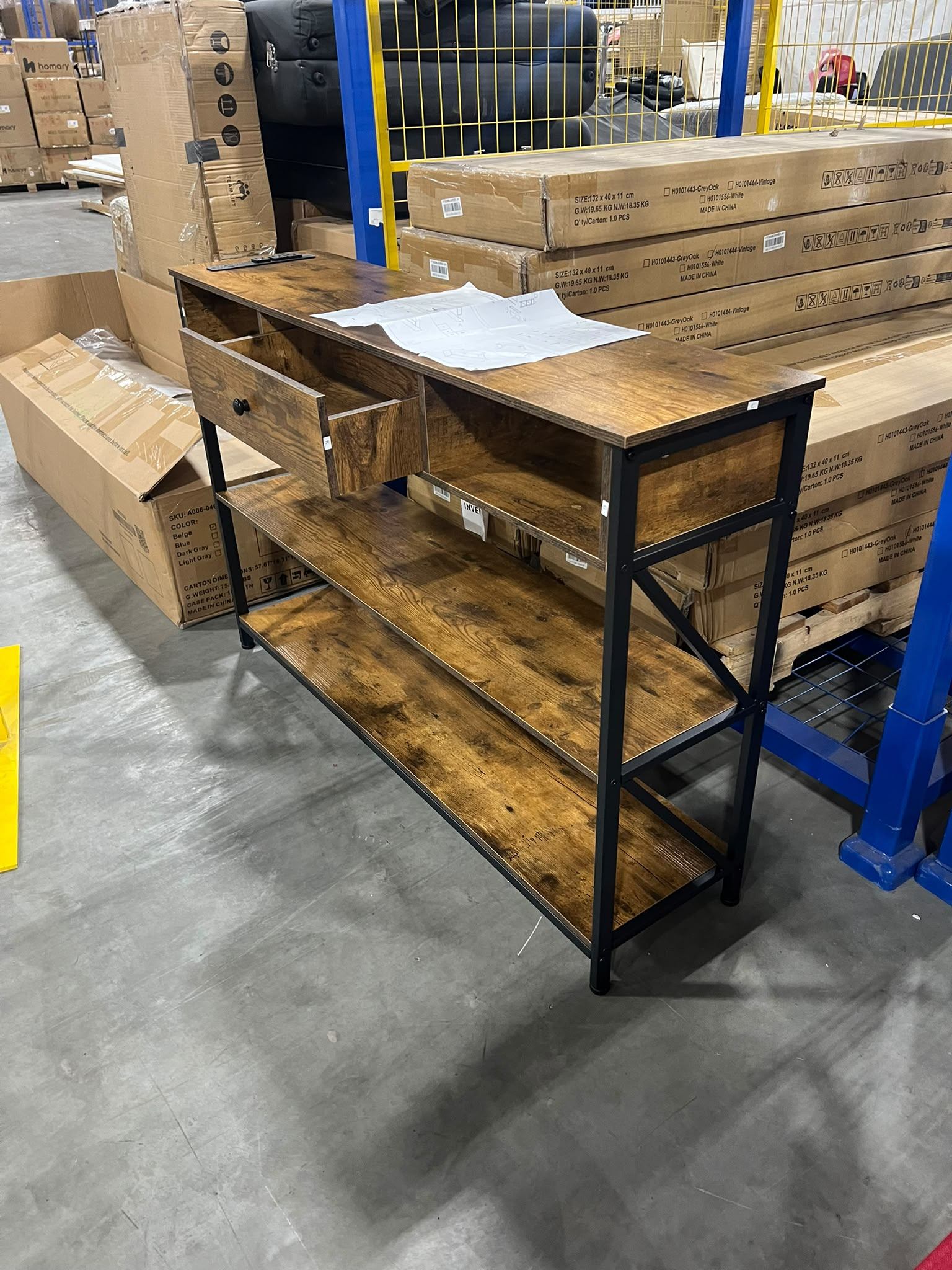 Rustic Console Table $79 🛋️ Brand New – Entryway Table - photo 3