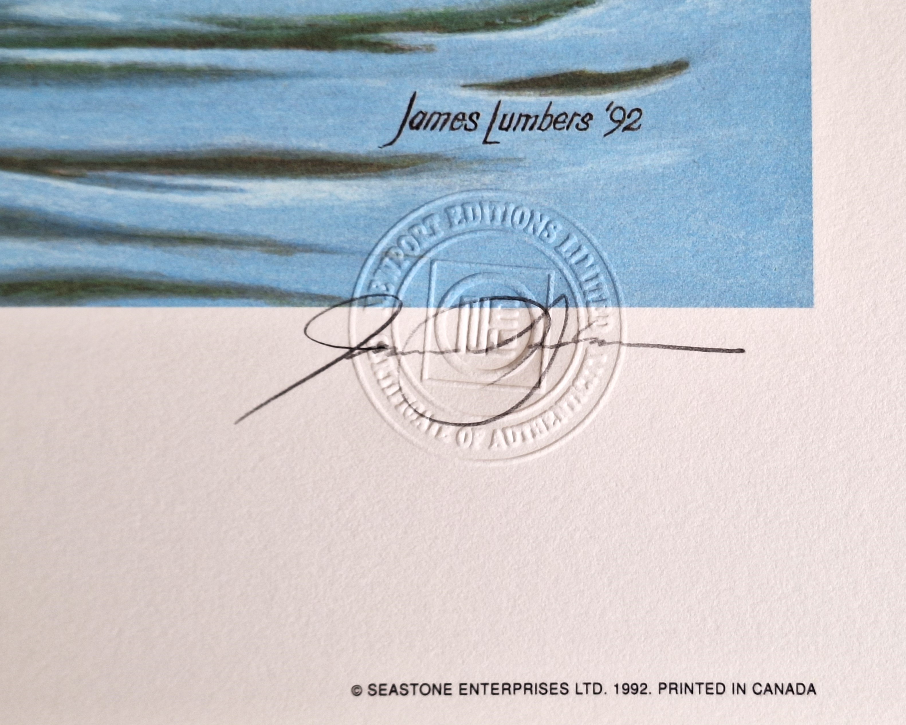 James Lumbers "The Perfect Spot" Limited Edition Print - photo 4