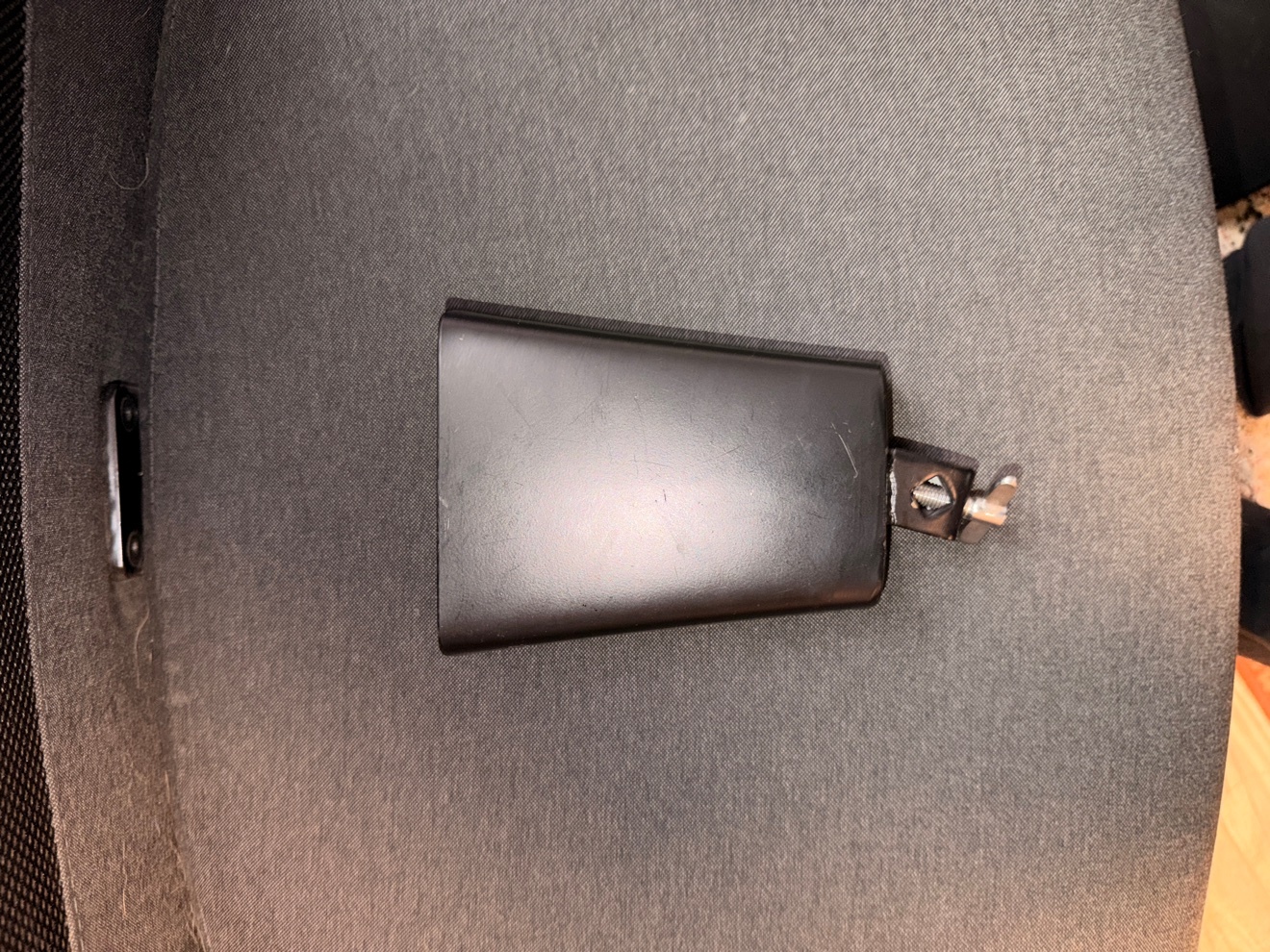 Cowbell Percussion - Black Metal with Mounting Clamp - photo 2