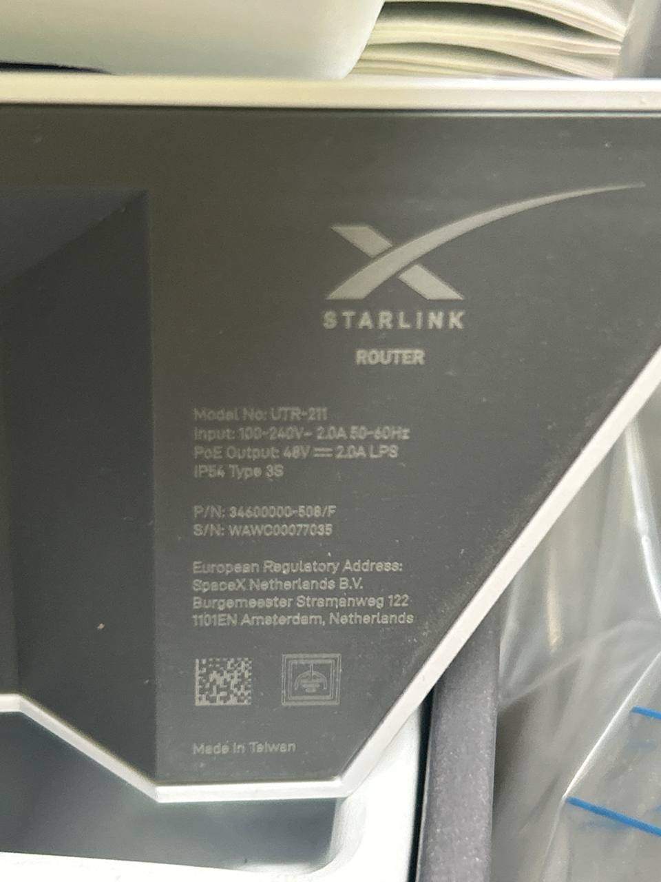 Starlink Gen 2 WiFi Router UTR-211 34600000-508/F Mint Tested - photo 2
