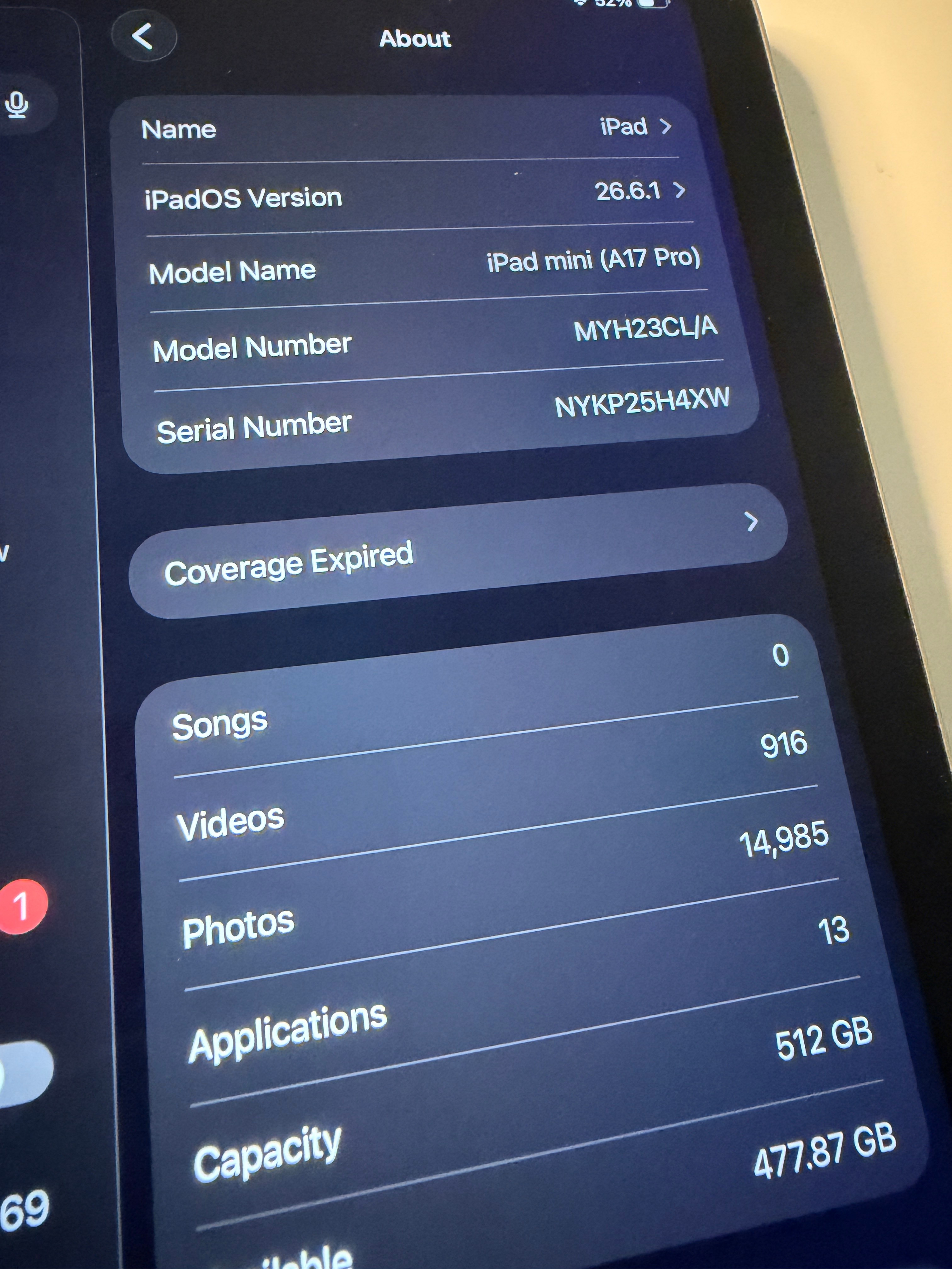 iPad mini A17 Pro  512GB Wi-Fi - photo 3