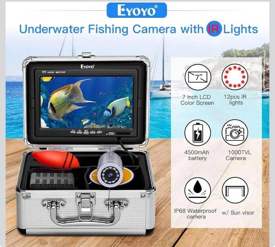 New Eyoyo Underwater Fishing Camera 7 inch Color - photo 2