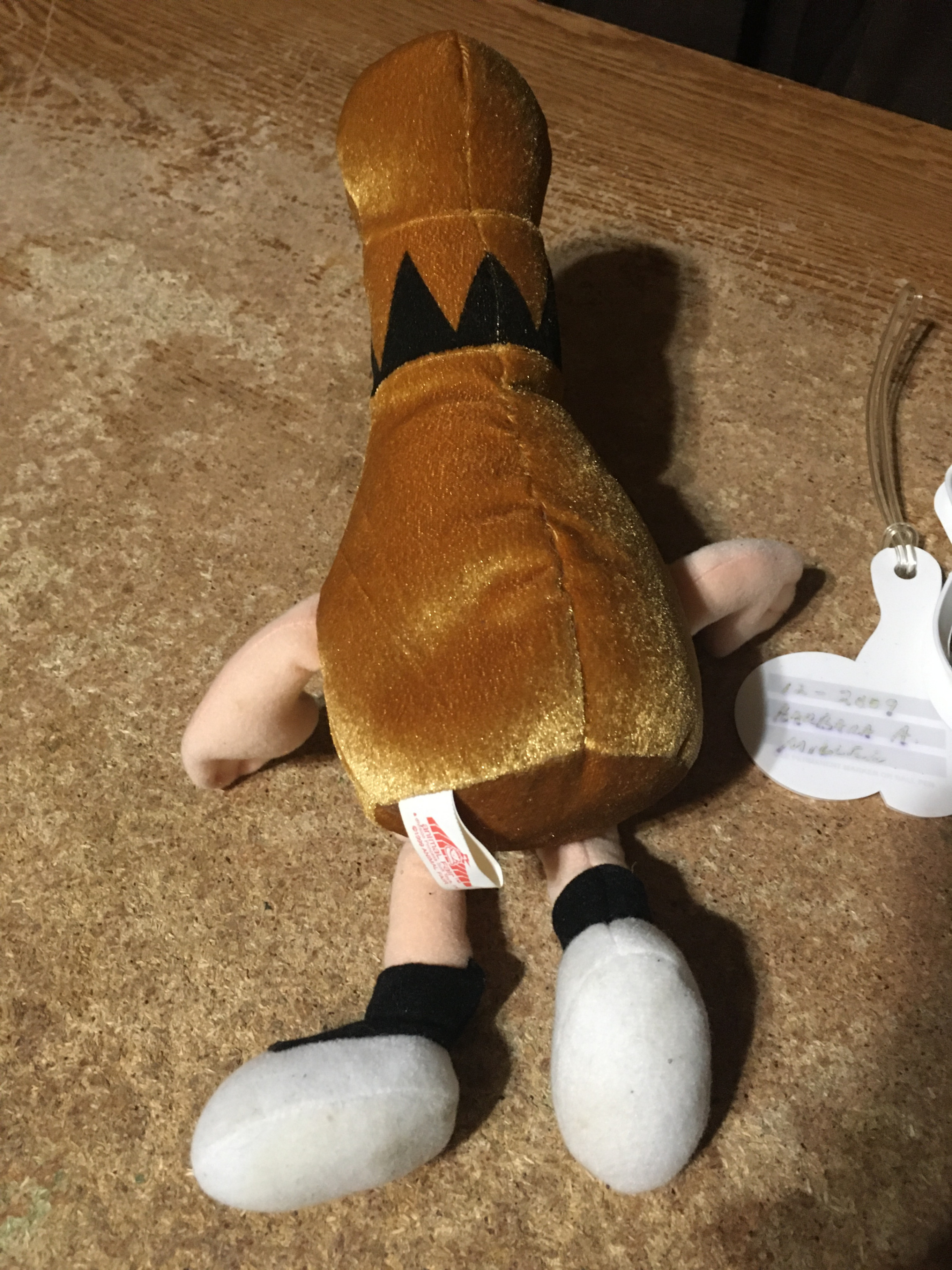 BOWLING LOT BOWLING PIN PLUSH CHICAGO SUN TIMES I BEAT THE CHAMP - photo 3