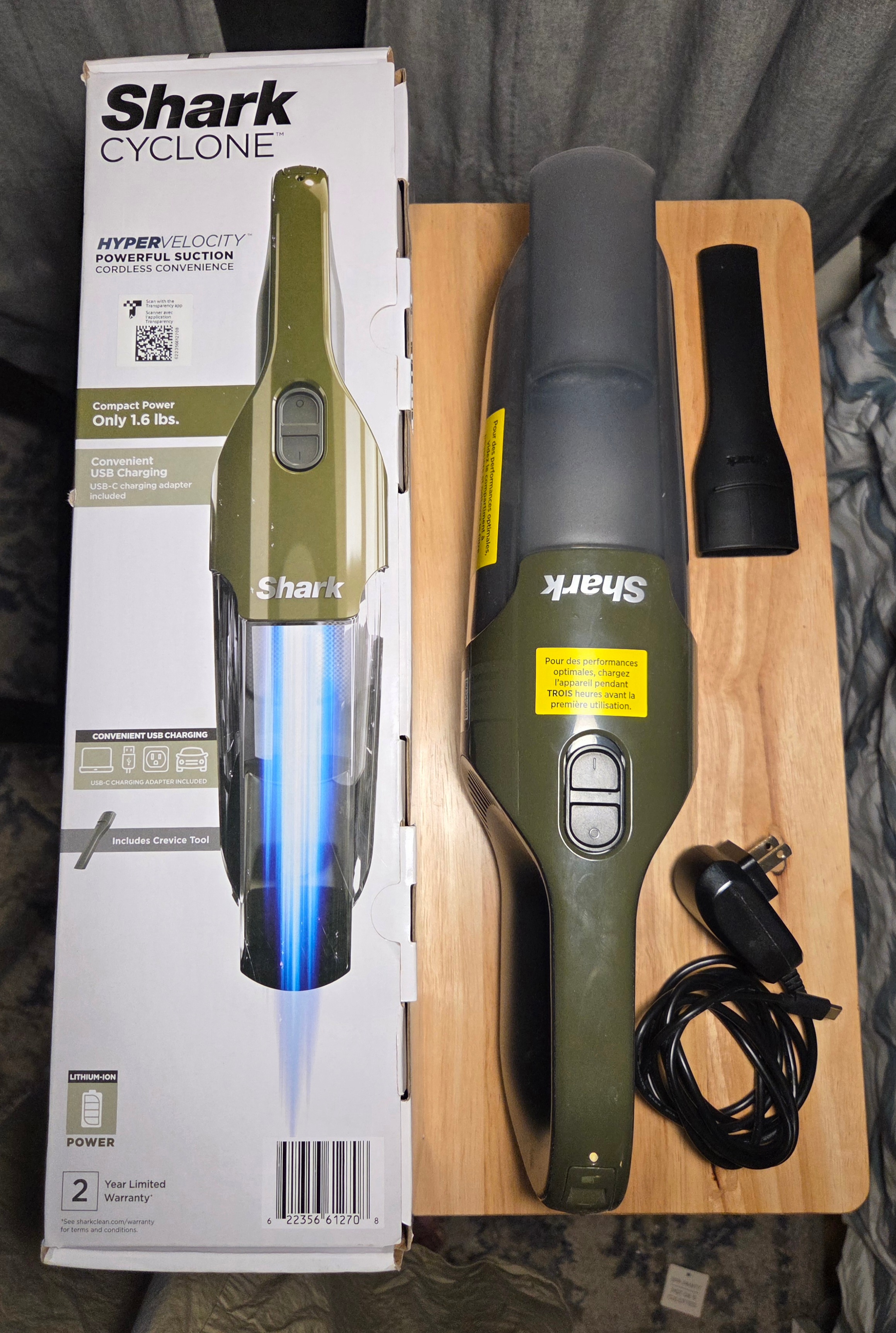 Shark Cyclone Hyper Velocity Cordless Handheld Vacuum