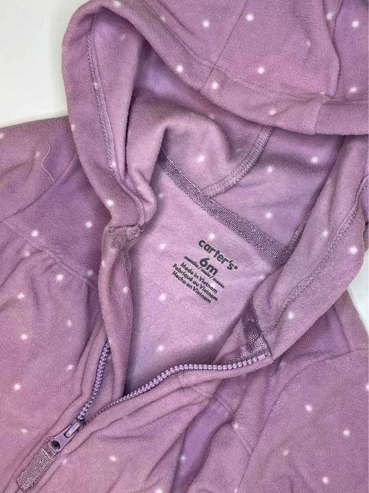 Carters Girls Fleece Onesie 3-6M - photo 3