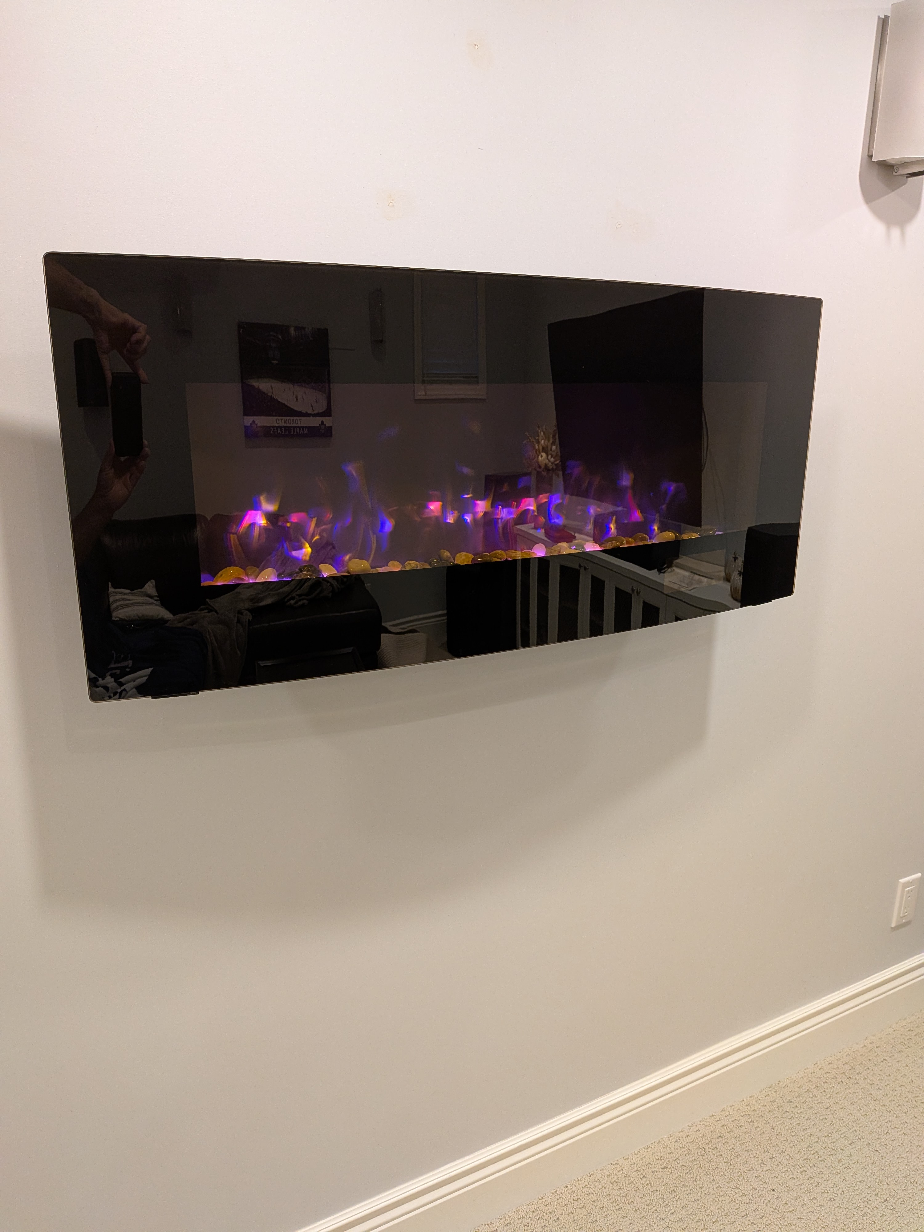 Electric Fireplace-Wall Mount