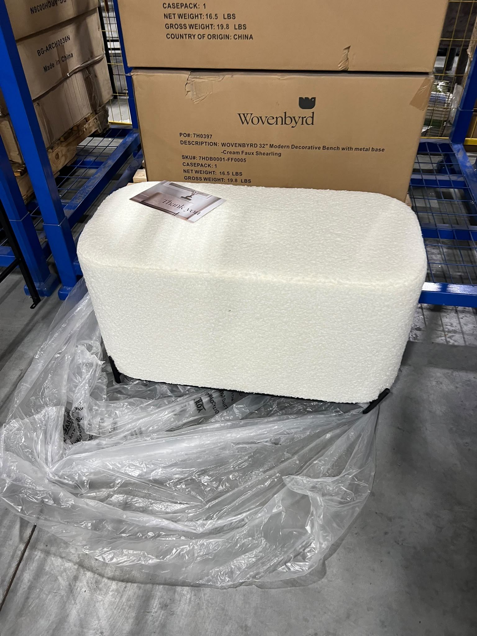 Decorative Bench $89 🛋️ Brand New – 32" Metal Base - photo 2