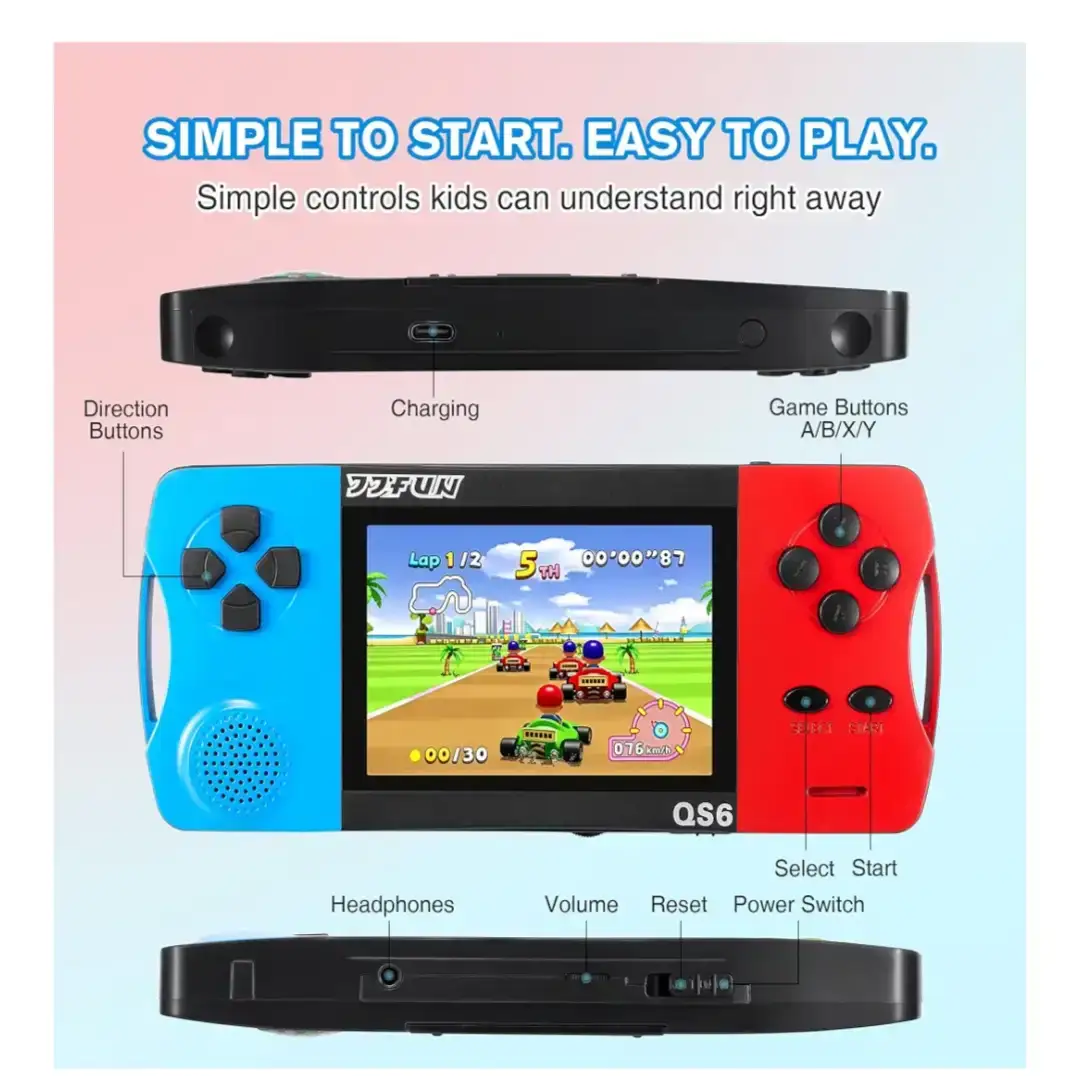 JJFUN QS6 Handheld Game Console - photo 3