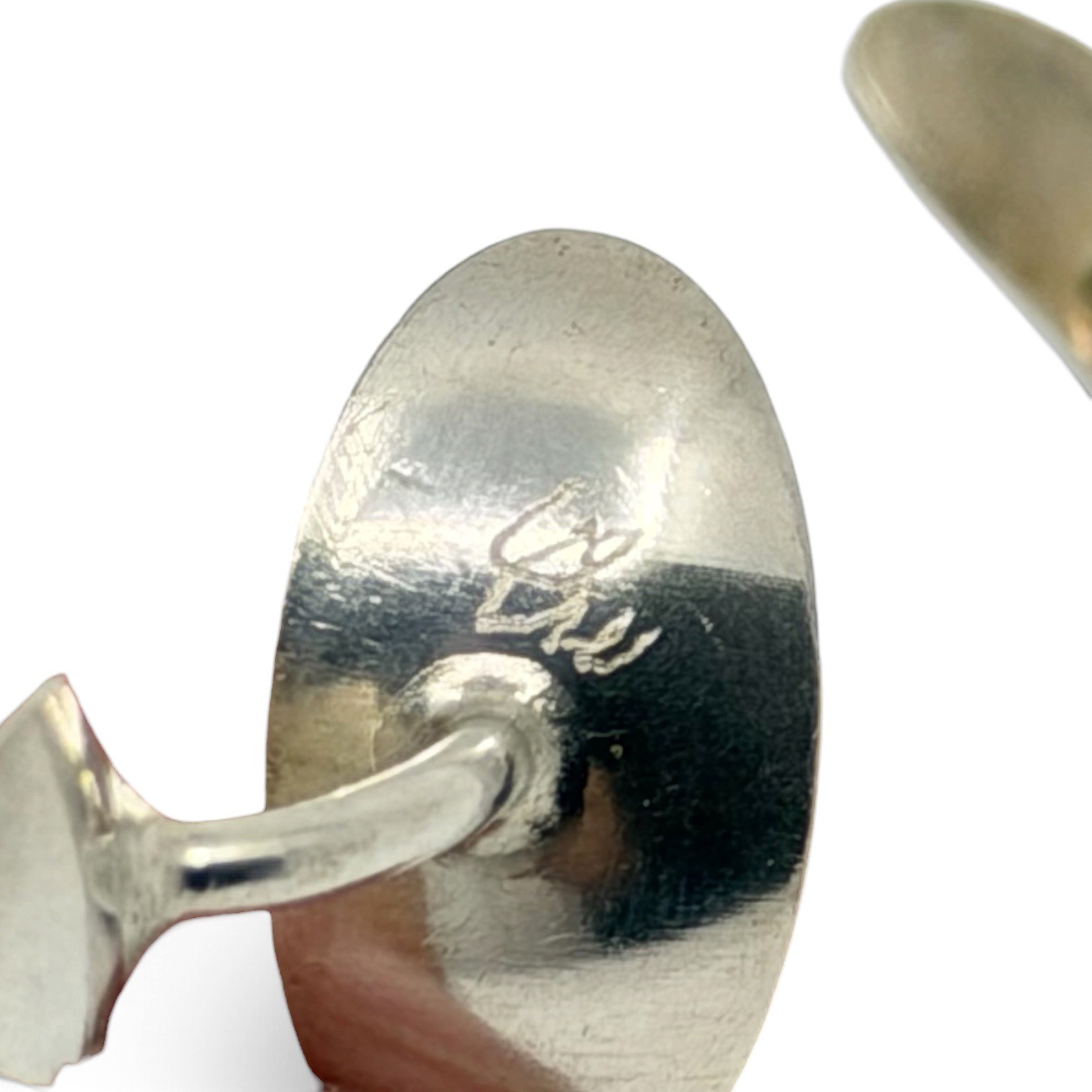 Mid Century sterling silver cufflinks - photo 5