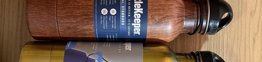 BottleKeeper Standard 2.0 Beer Bottle Insulator - Wood Grain - photo 2