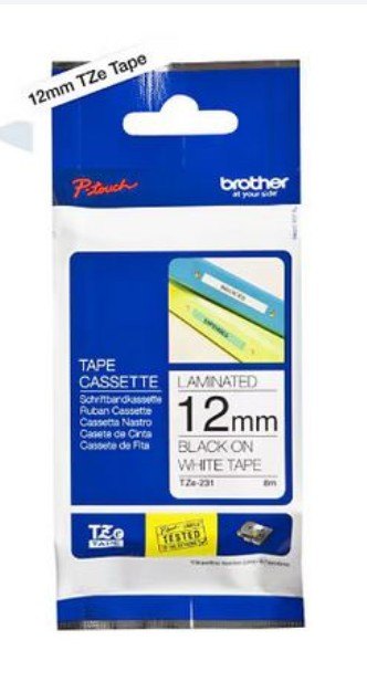 BRAND NEW - Brother TZe-231 - laminated tape
