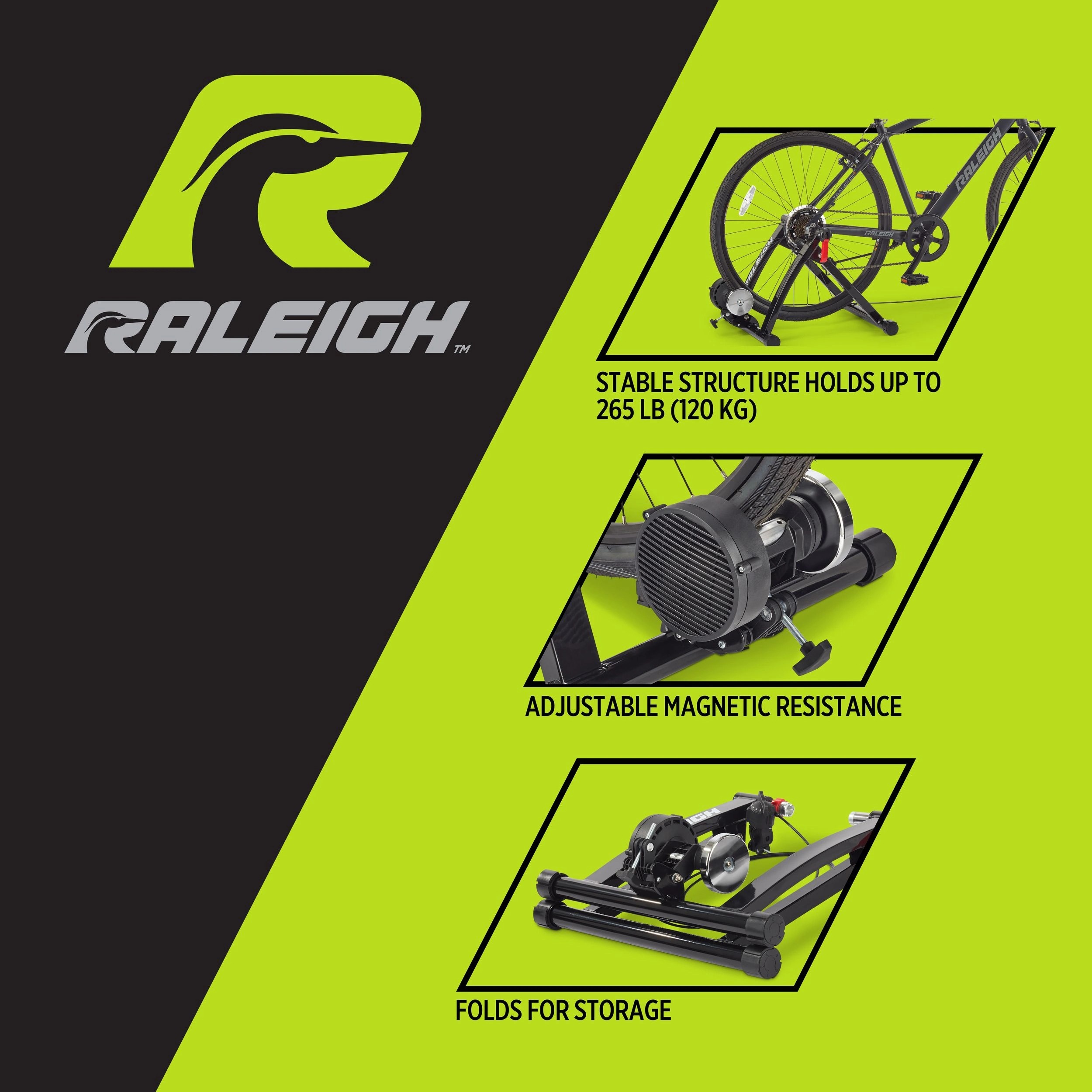 Raleigh Indoor Bike Trainer Stand - Brand New Sealed in Box
