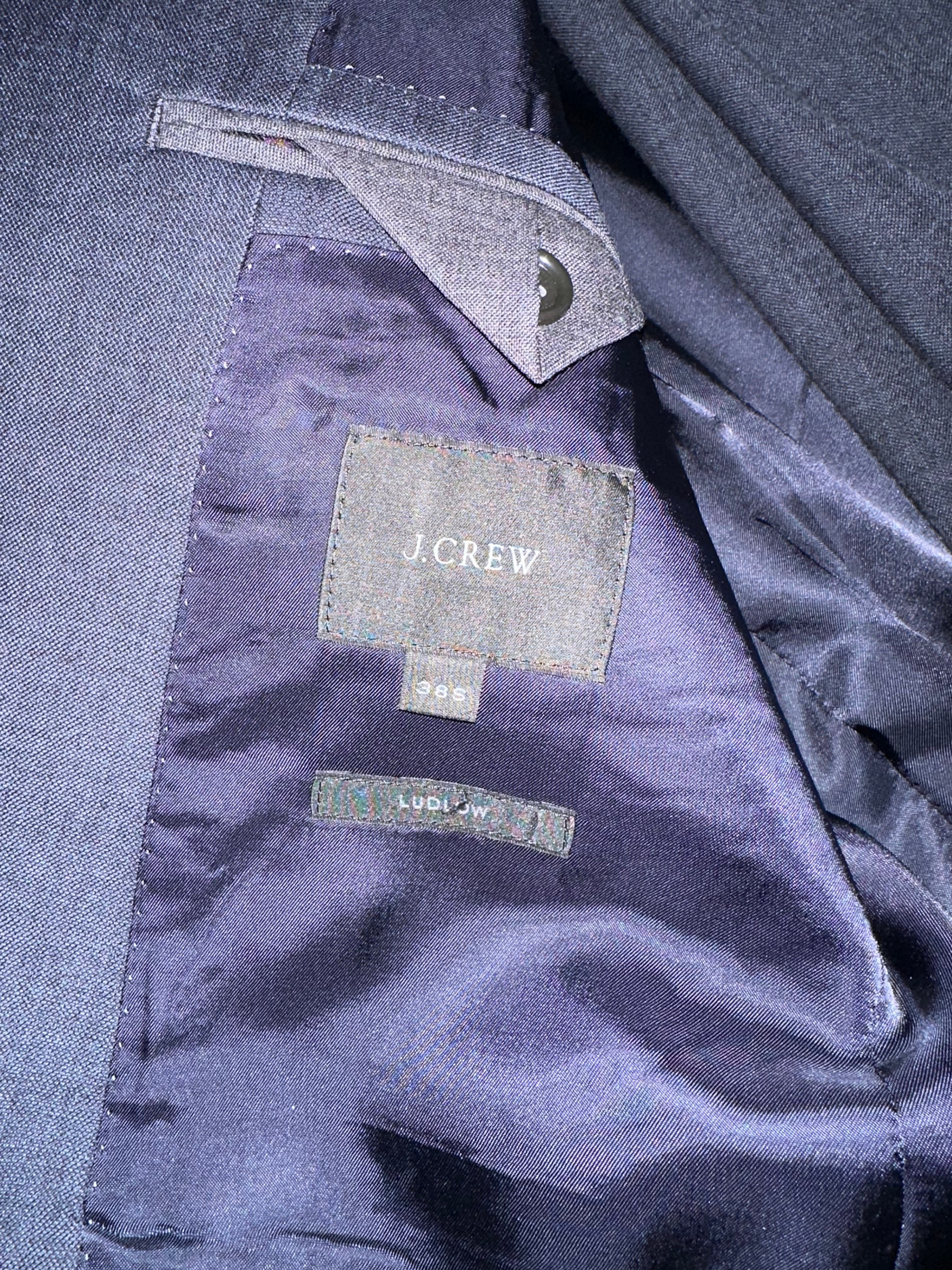 J.CREW Navy Blue 38s Two Piece Suit - photo 3
