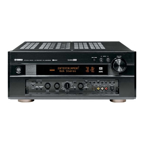 YAMAHA NATURAL SOUND AV RECEIVER RX-V3000