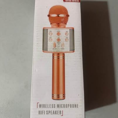 Handheld KTV Wireless Microphone + Built-in HiFi Speaker