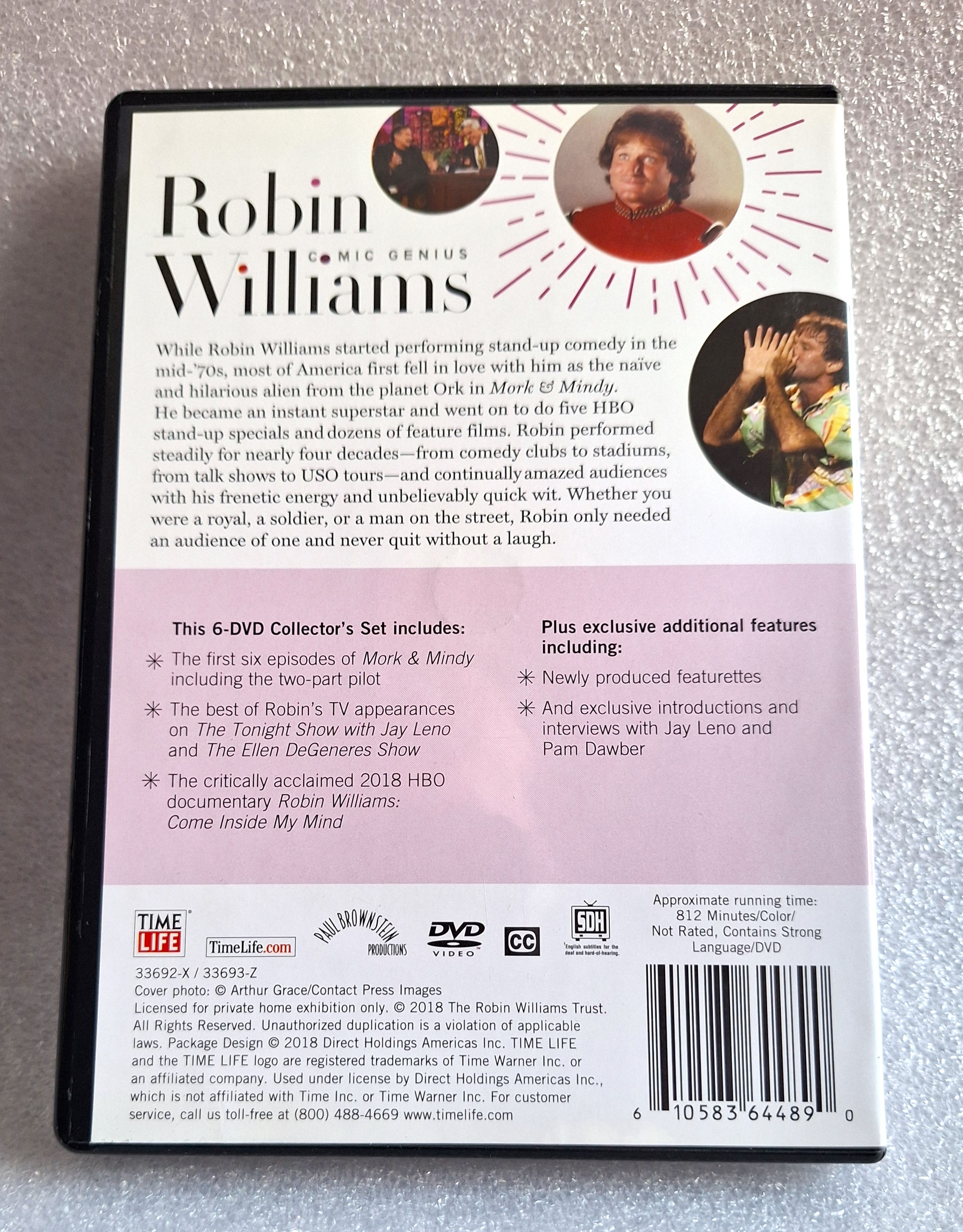 Robin Williams: Comic Genius 6-DVD Collector's Set - photo 2