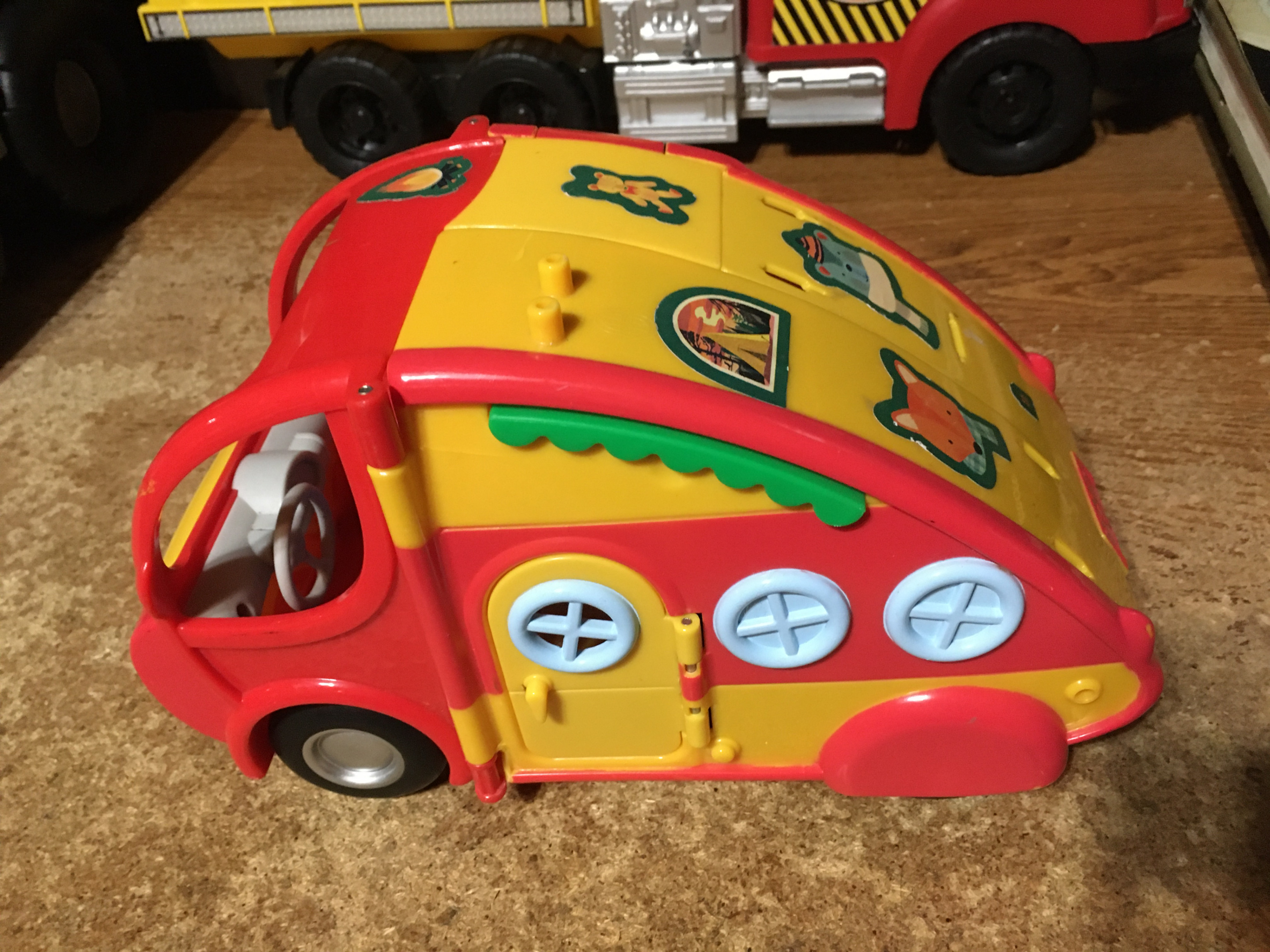 LOT OF KIDS TOYS FIRE TRUCKS CAMPER SPIDERMAN MOTORCYCLE BLUEY - photo 5