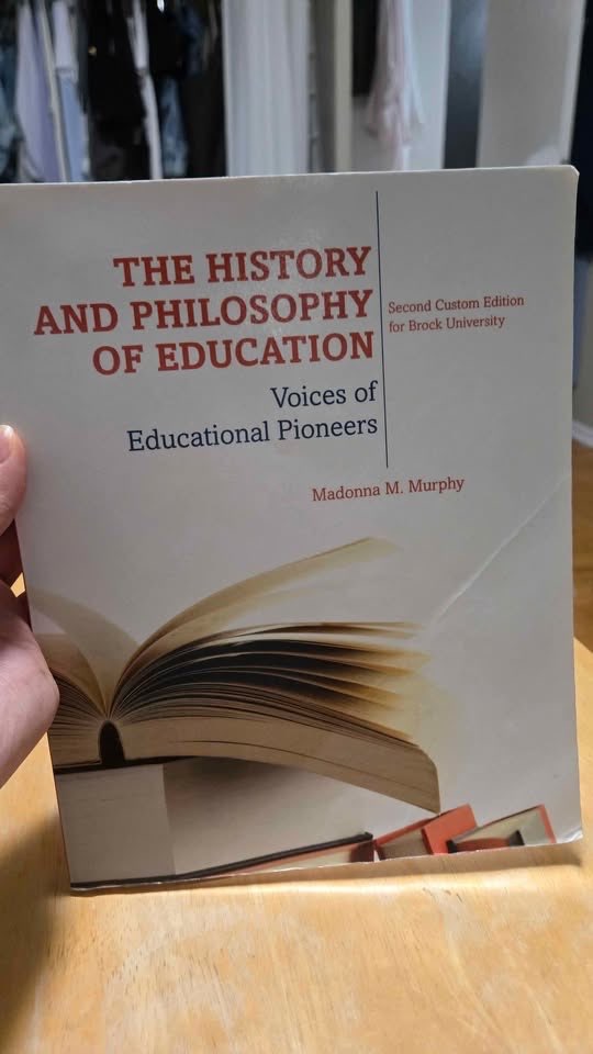 TEXTBOOK The history and philosophy of education