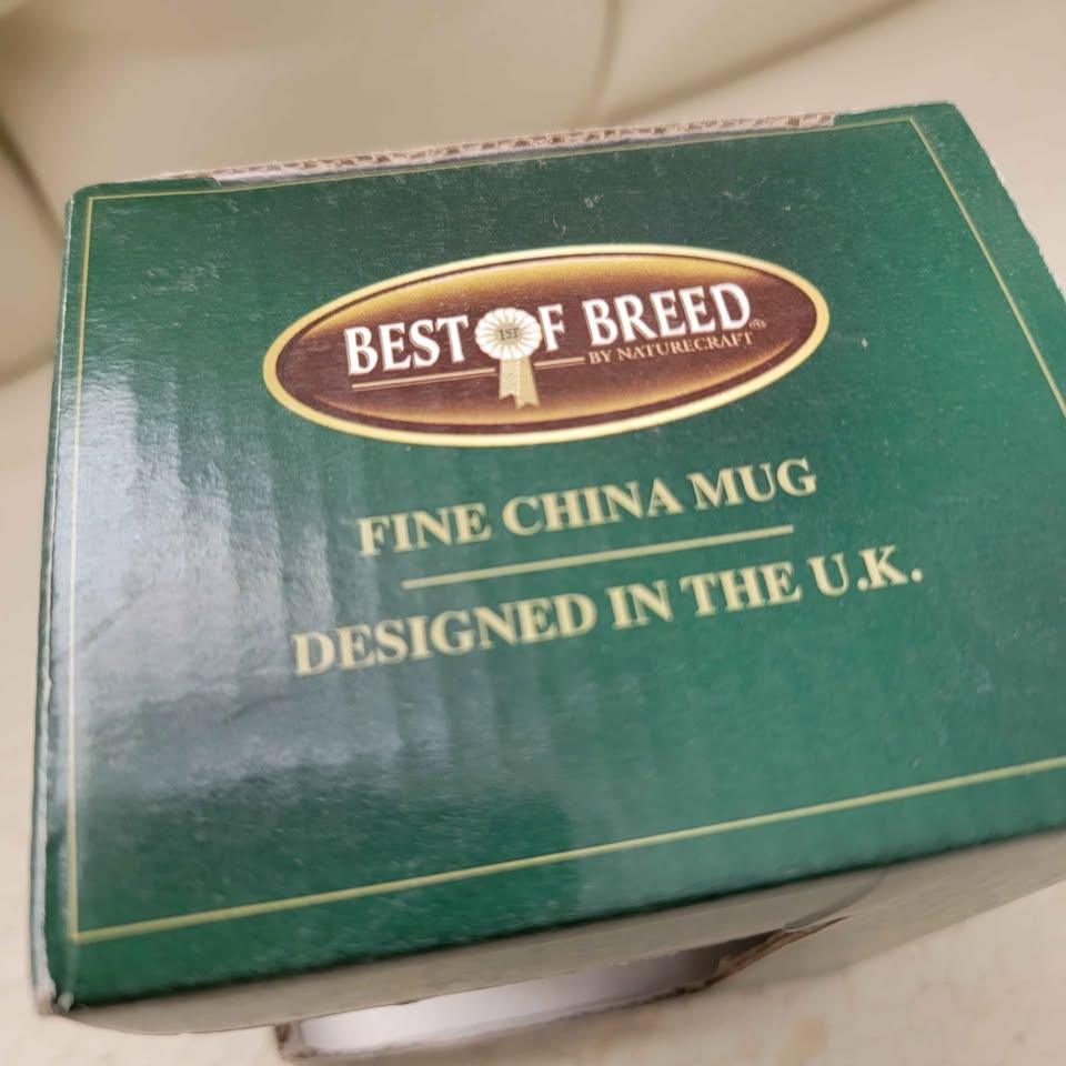 "Best of Breed" Fine China Mug – white  Poodle (New in Box) - photo 2