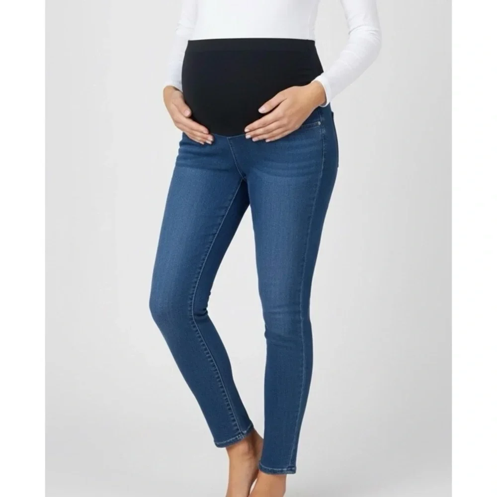 Celebrity Pink Maternity Denim Jeggings Over The Bump Size M