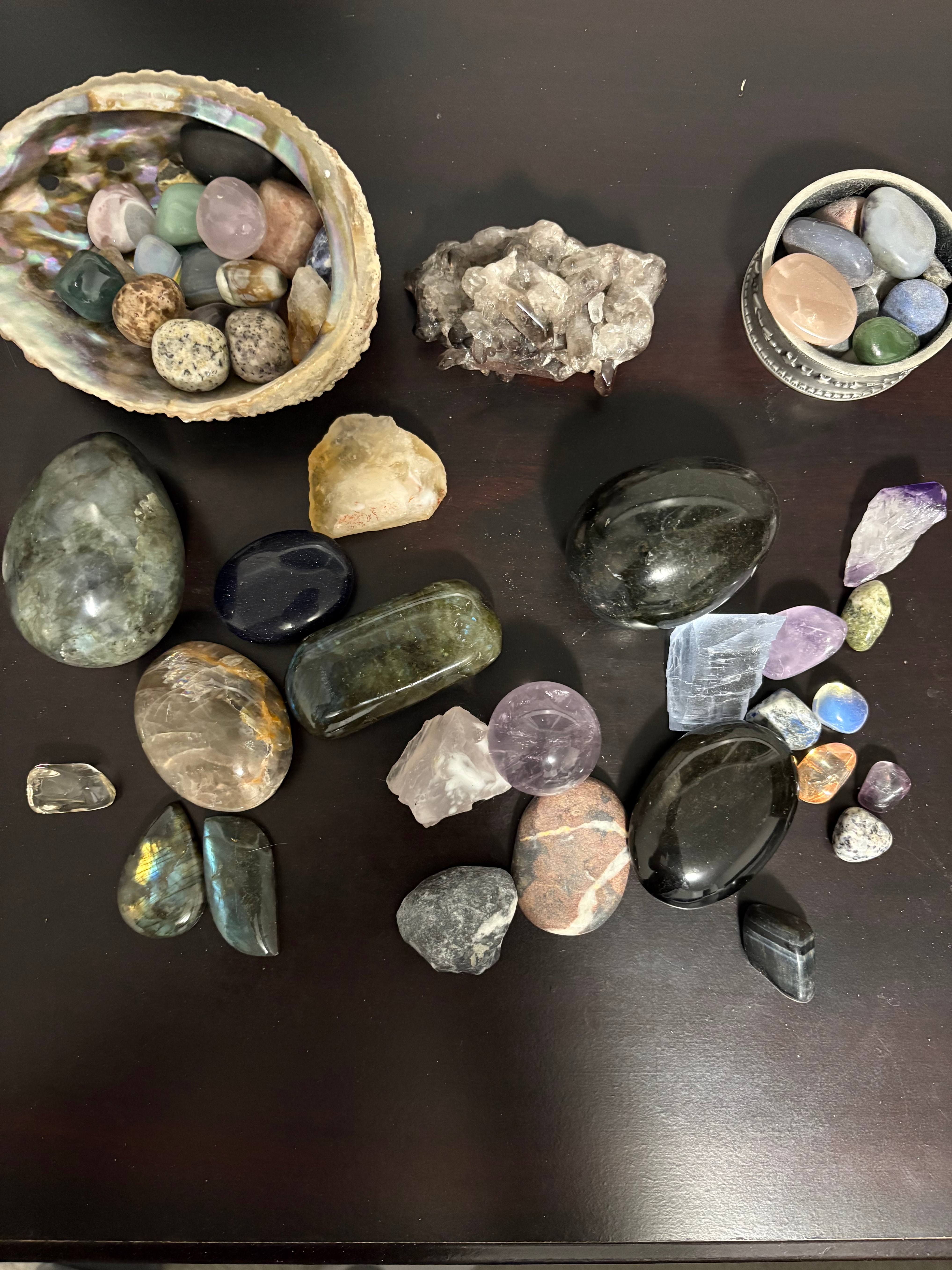 Assorted Natural Gemstones and Crystal Collection