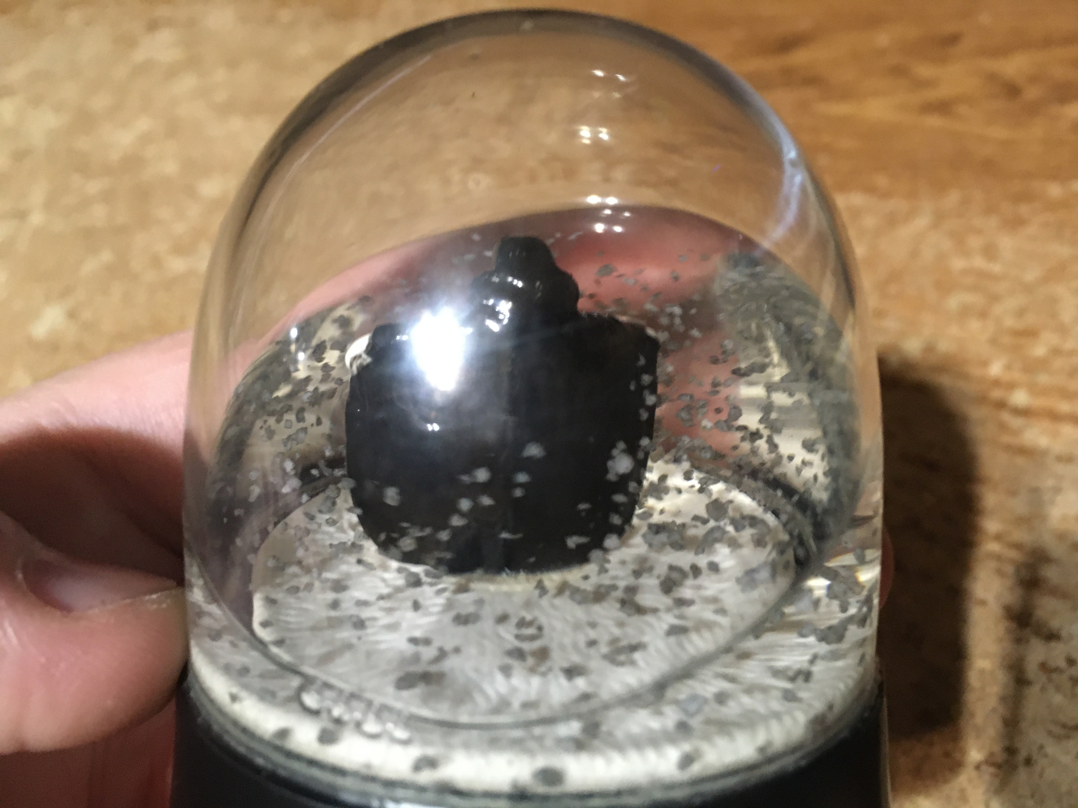 VINTAGE SILVESTRI COUNT DRACULA VAMPIRE SNOWGLOBE HALLOWEEN 3" - photo 4