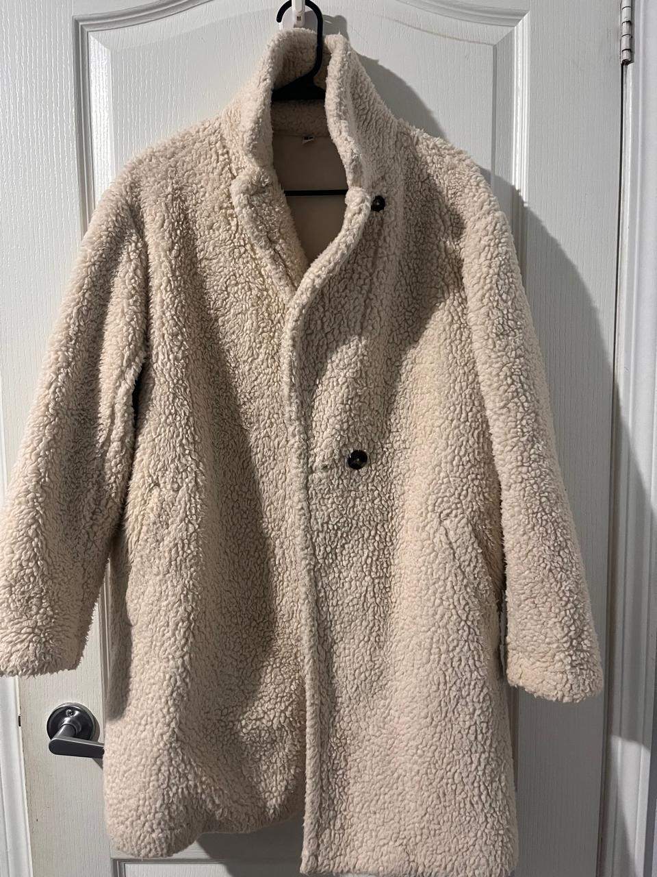 Women's Teddy Fleece Coat - Cream Beige - photo 3