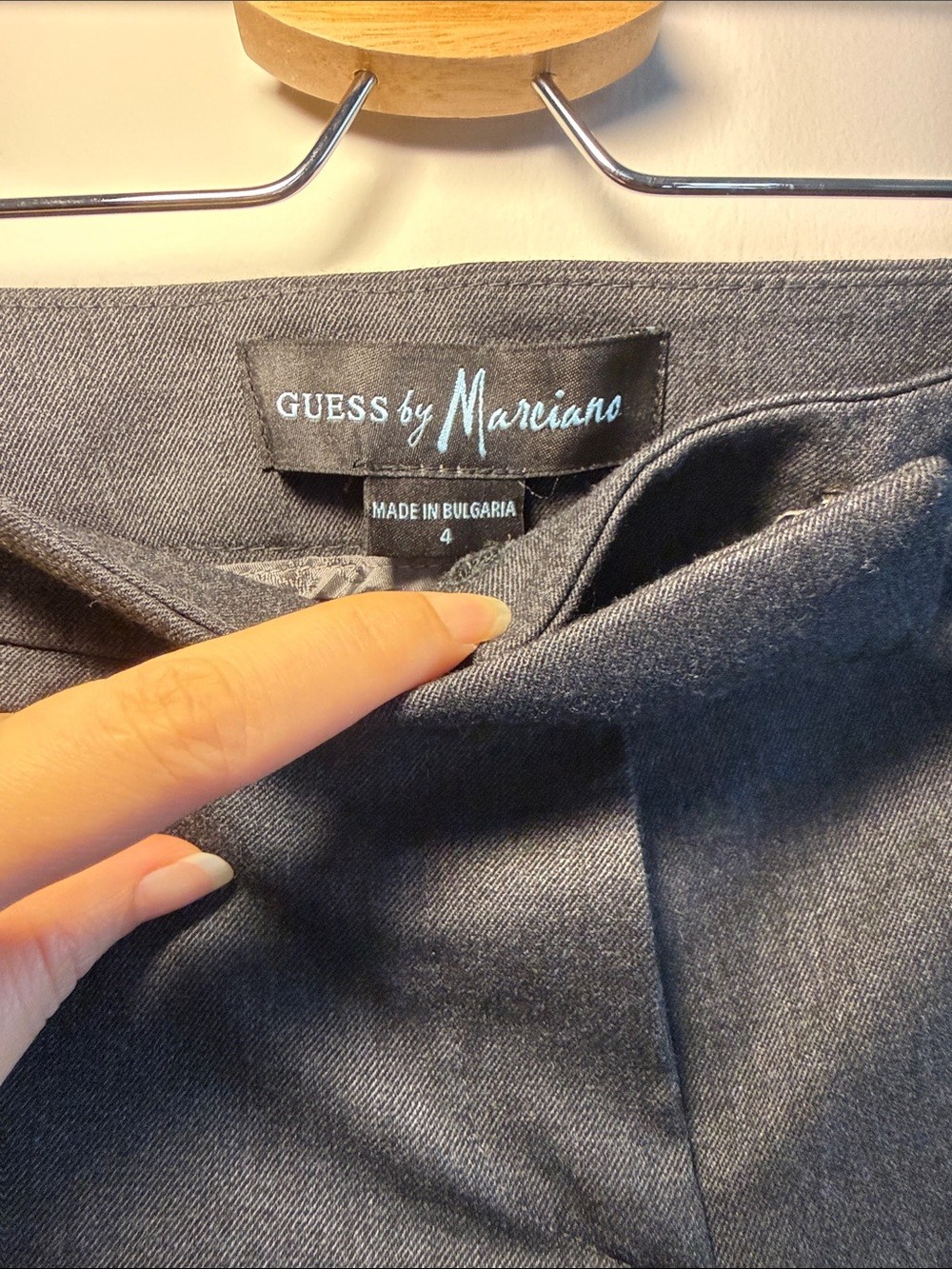 Wool Guess by Marciano Black Straight-Leg Dress Pants - photo 2