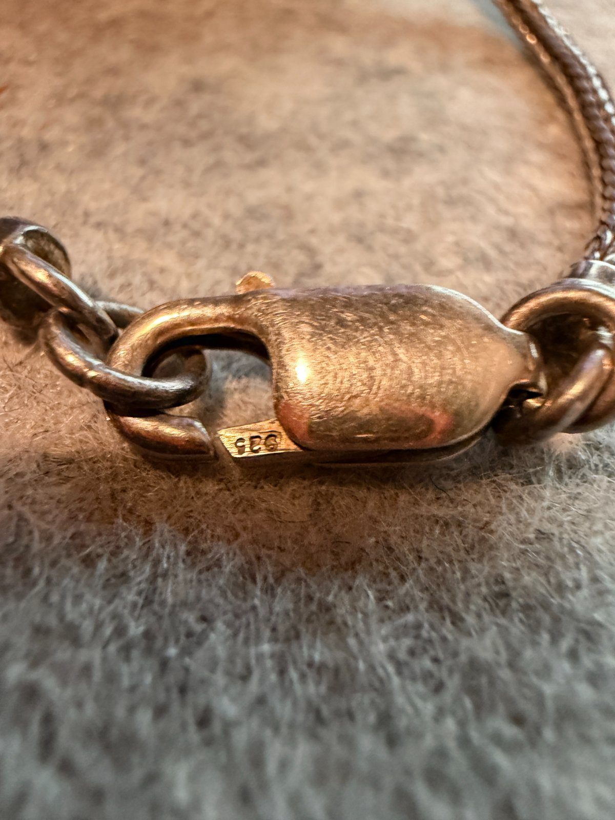 Vintage Indigenous 925 Silver & Real Gemstone Turquoise Bracelet - photo 4