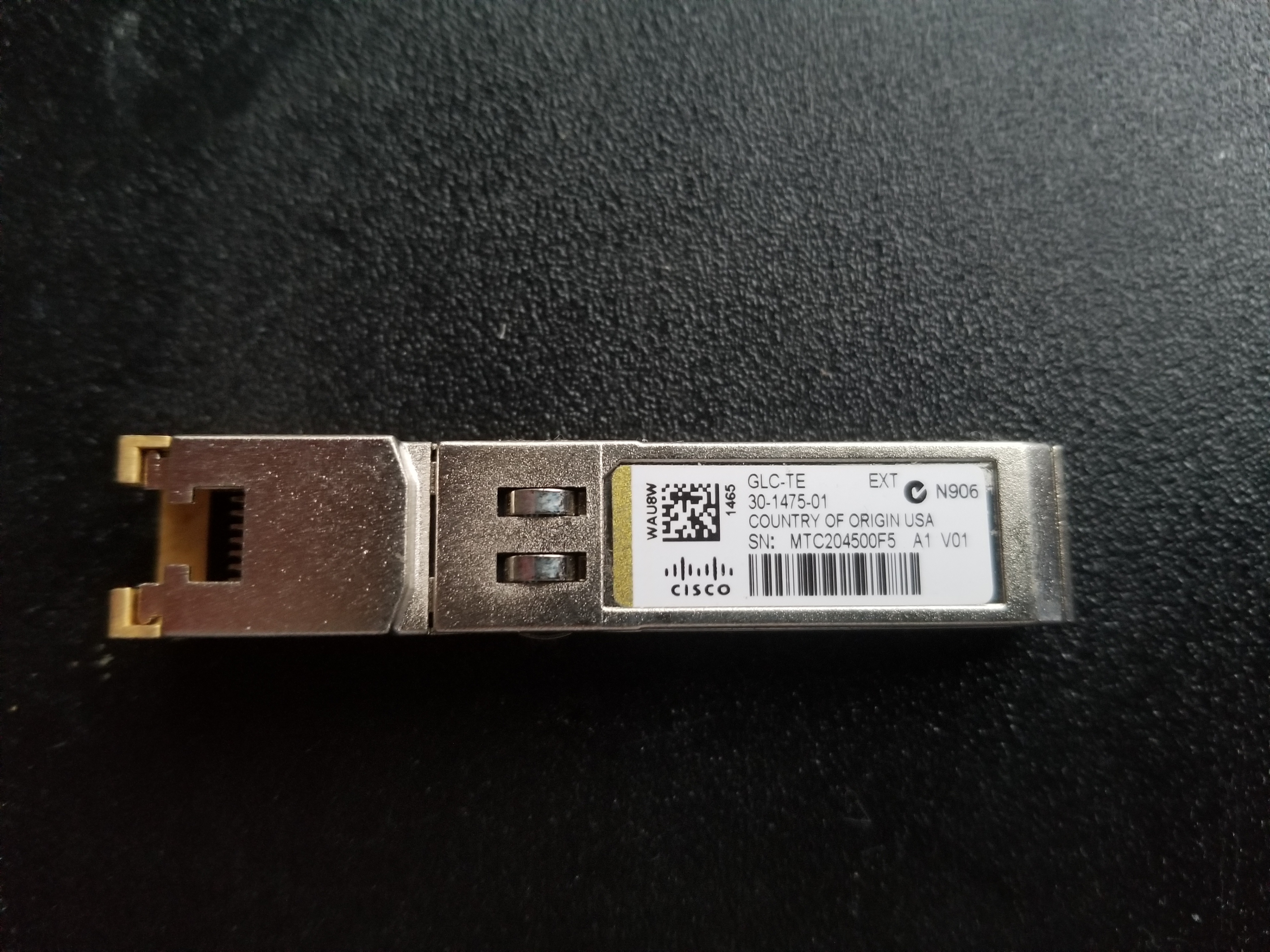 Cisco GLC-TE SFP Transceiver Module