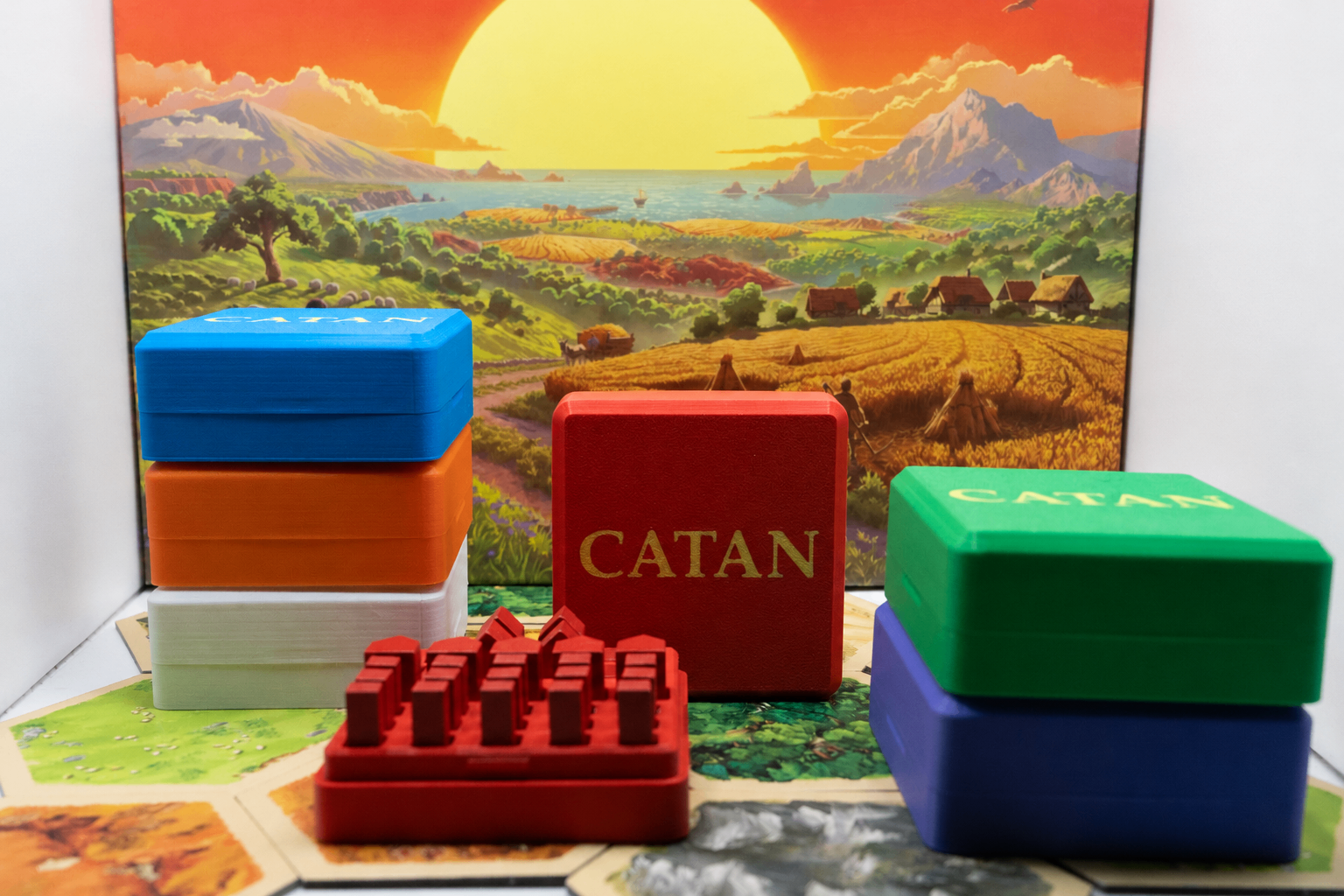 Catan Organizers & Replacement Pieces