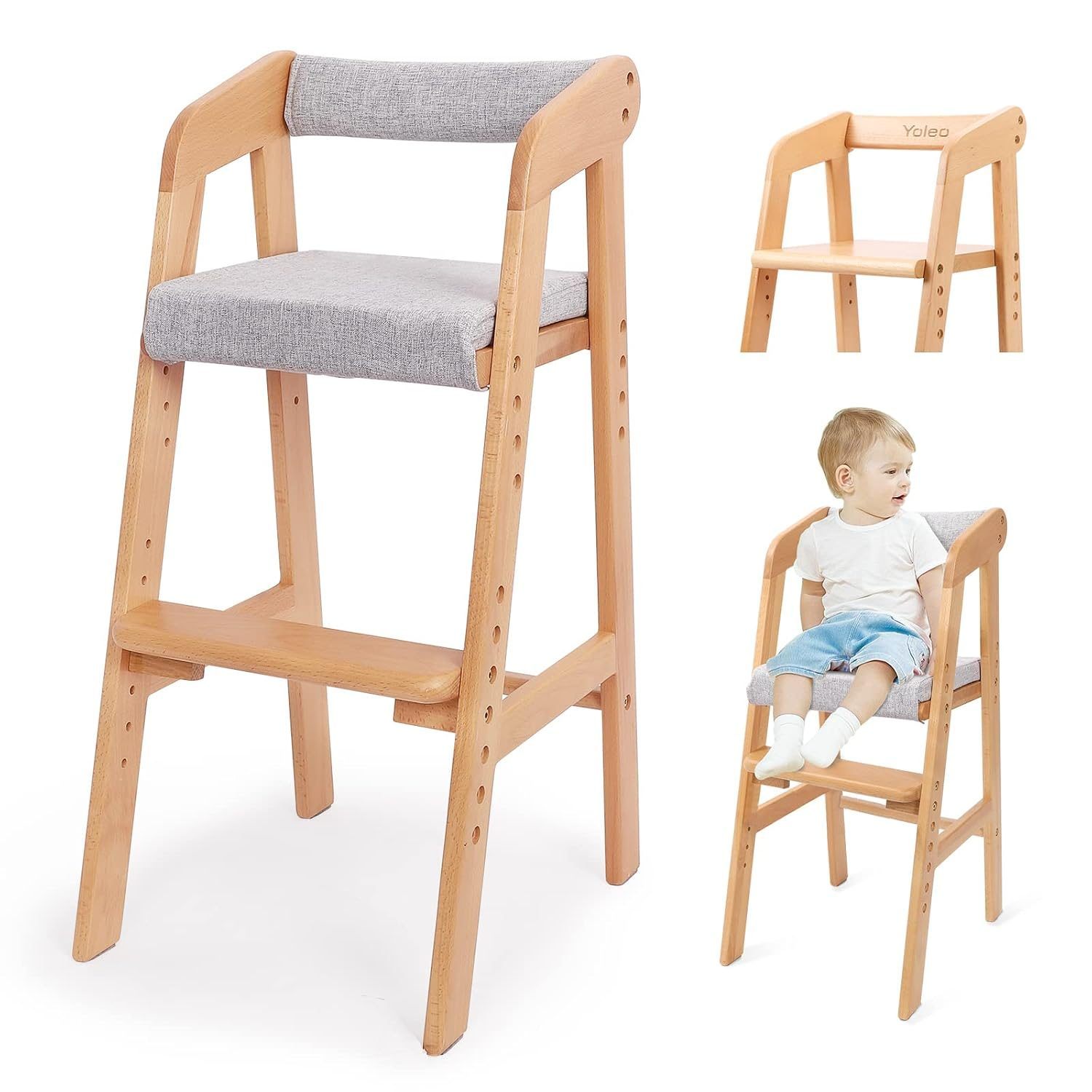 Yoleo Wooden adjustable chair